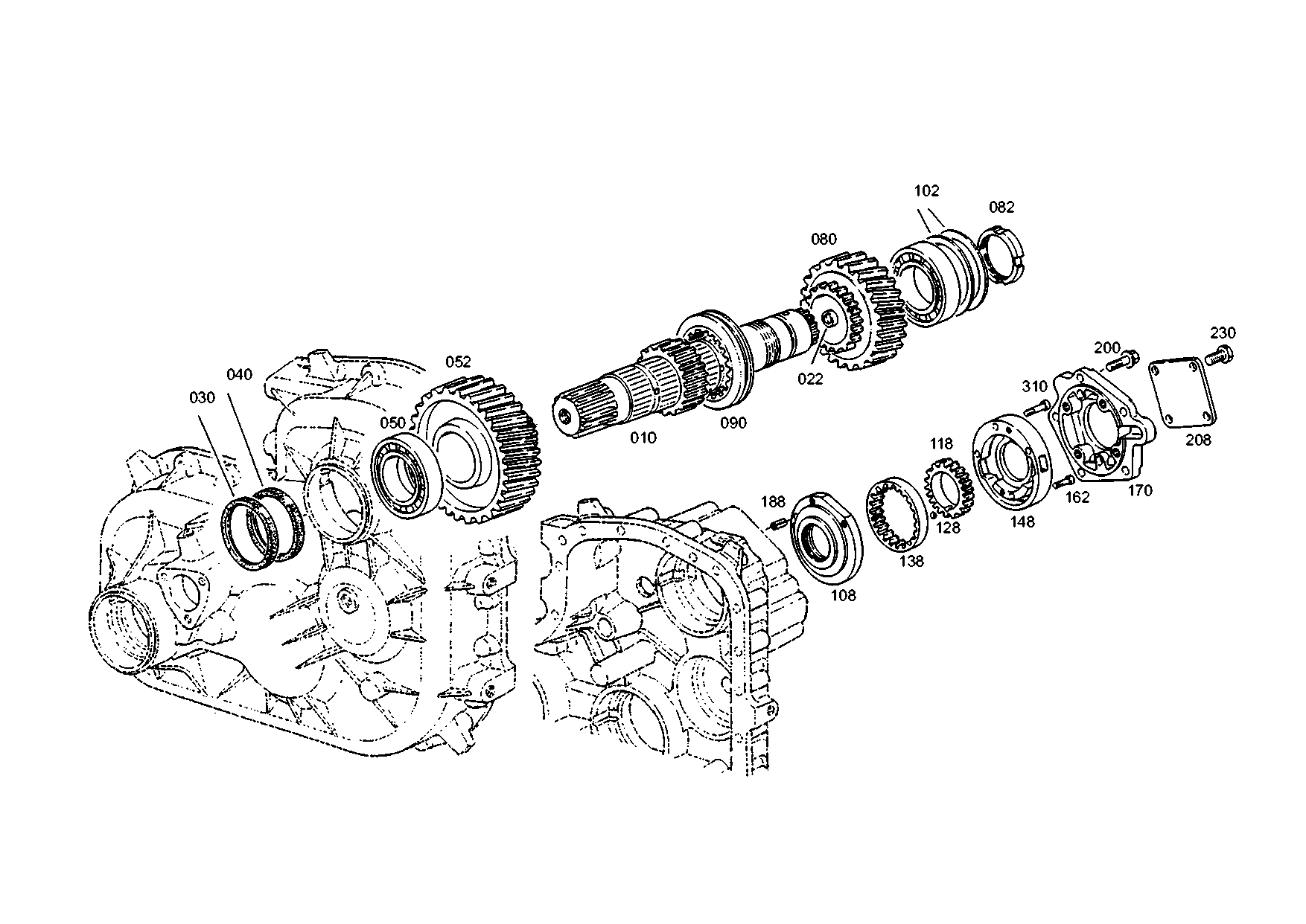drawing for MARMON Herring MVG751055 - INPUT GEAR (figure 5)