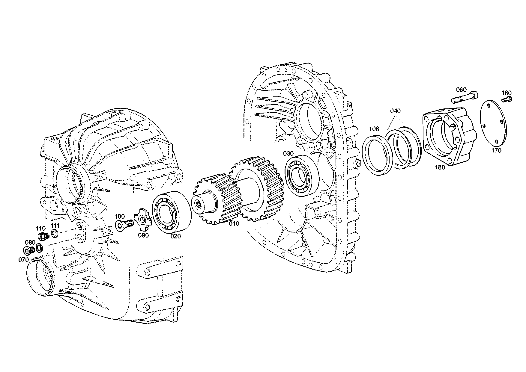 drawing for RENAULT 170750220080 - DOUBLE GEAR (figure 1)