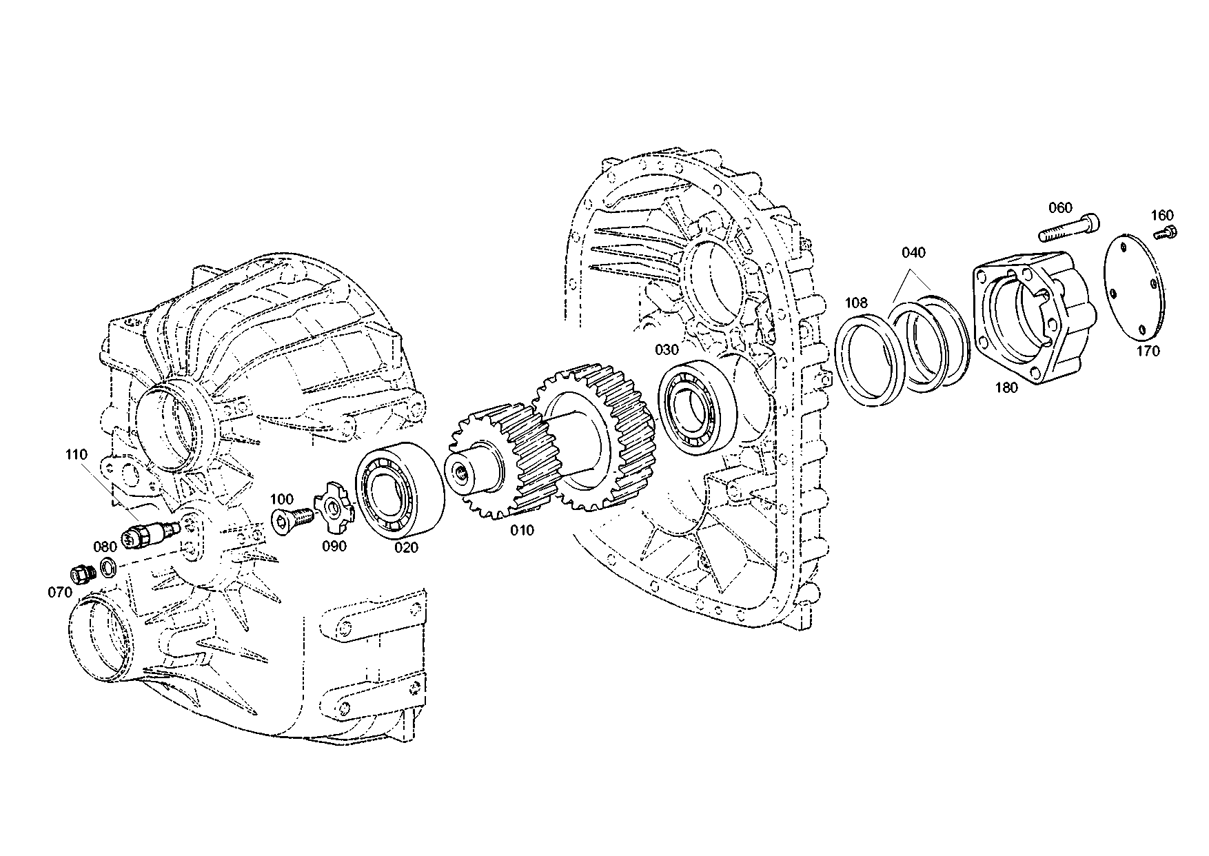 drawing for RENAULT 170750220080 - DOUBLE GEAR (figure 2)