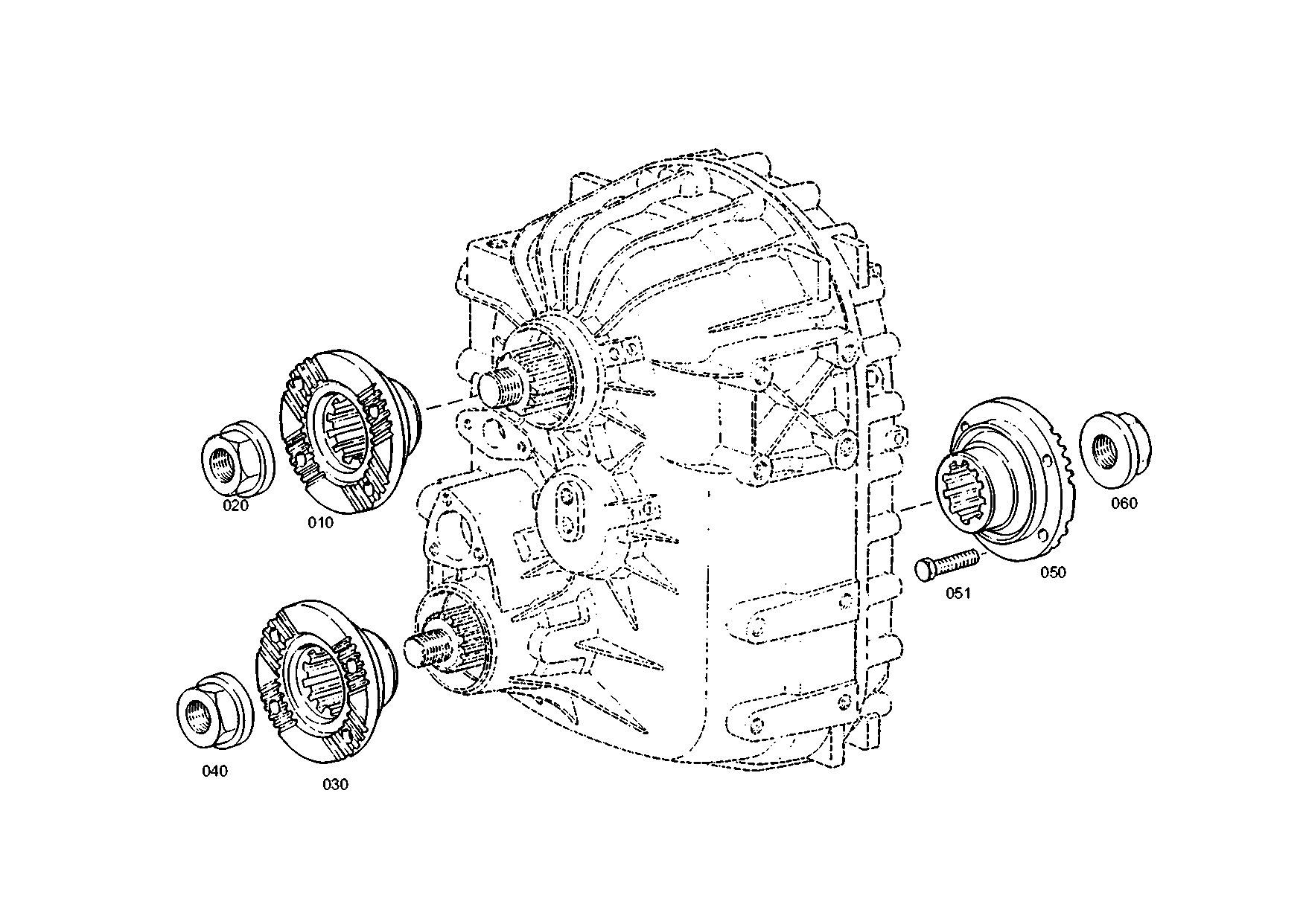 drawing for LIEBHERR GMBH 501713977 - COLLAR NUT (figure 1)