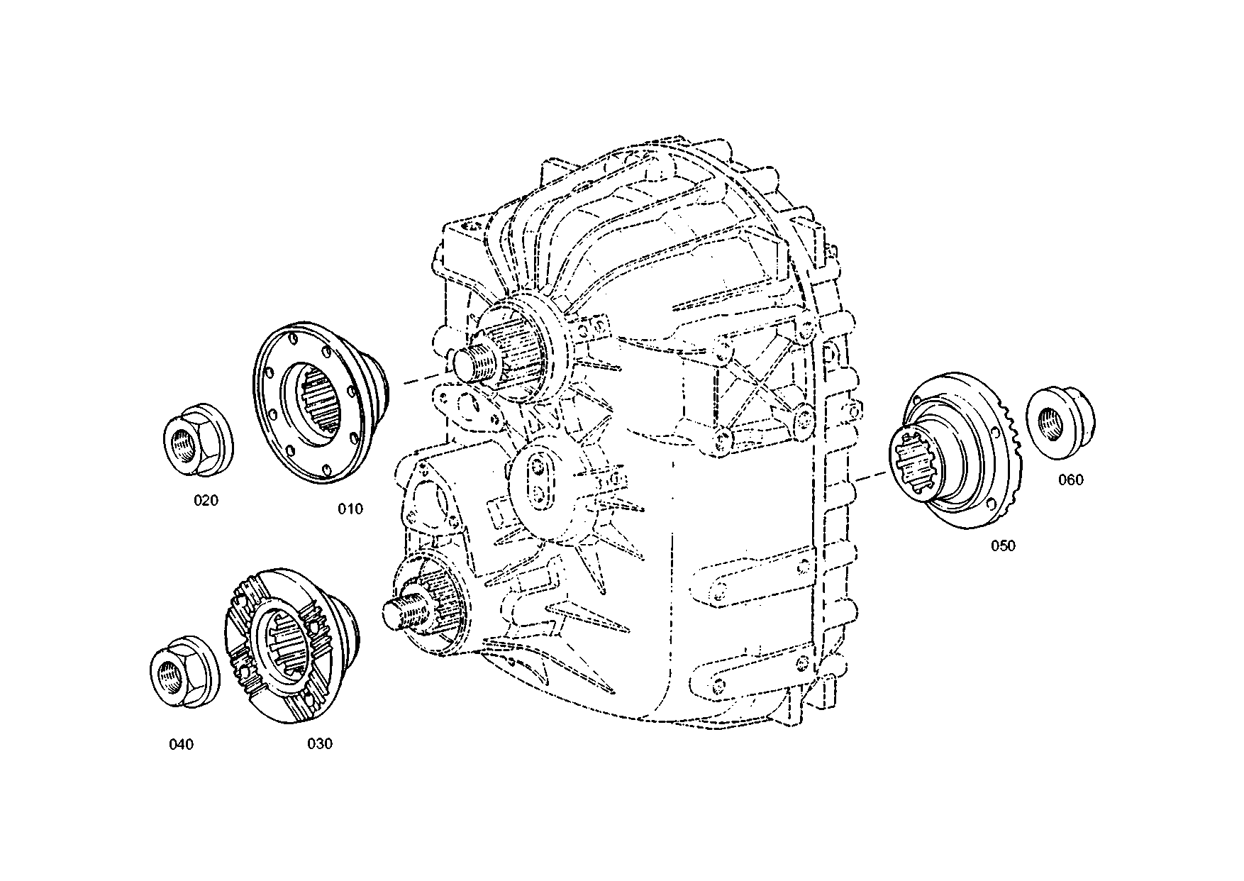 drawing for OSHKOSH 170750220044 - FLANGE (figure 4)