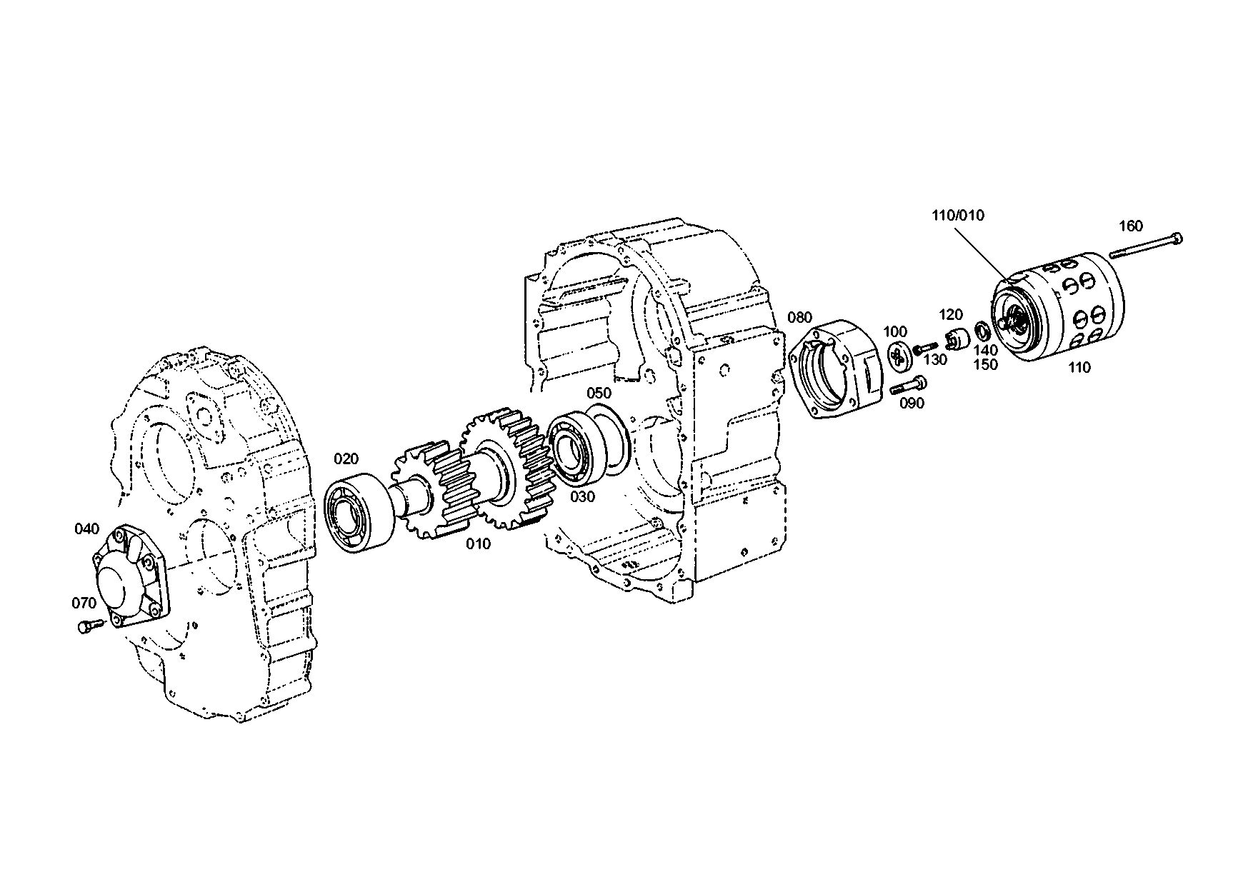 drawing for LIEBHERR GMBH 500096708 - BEARING COVER (figure 3)