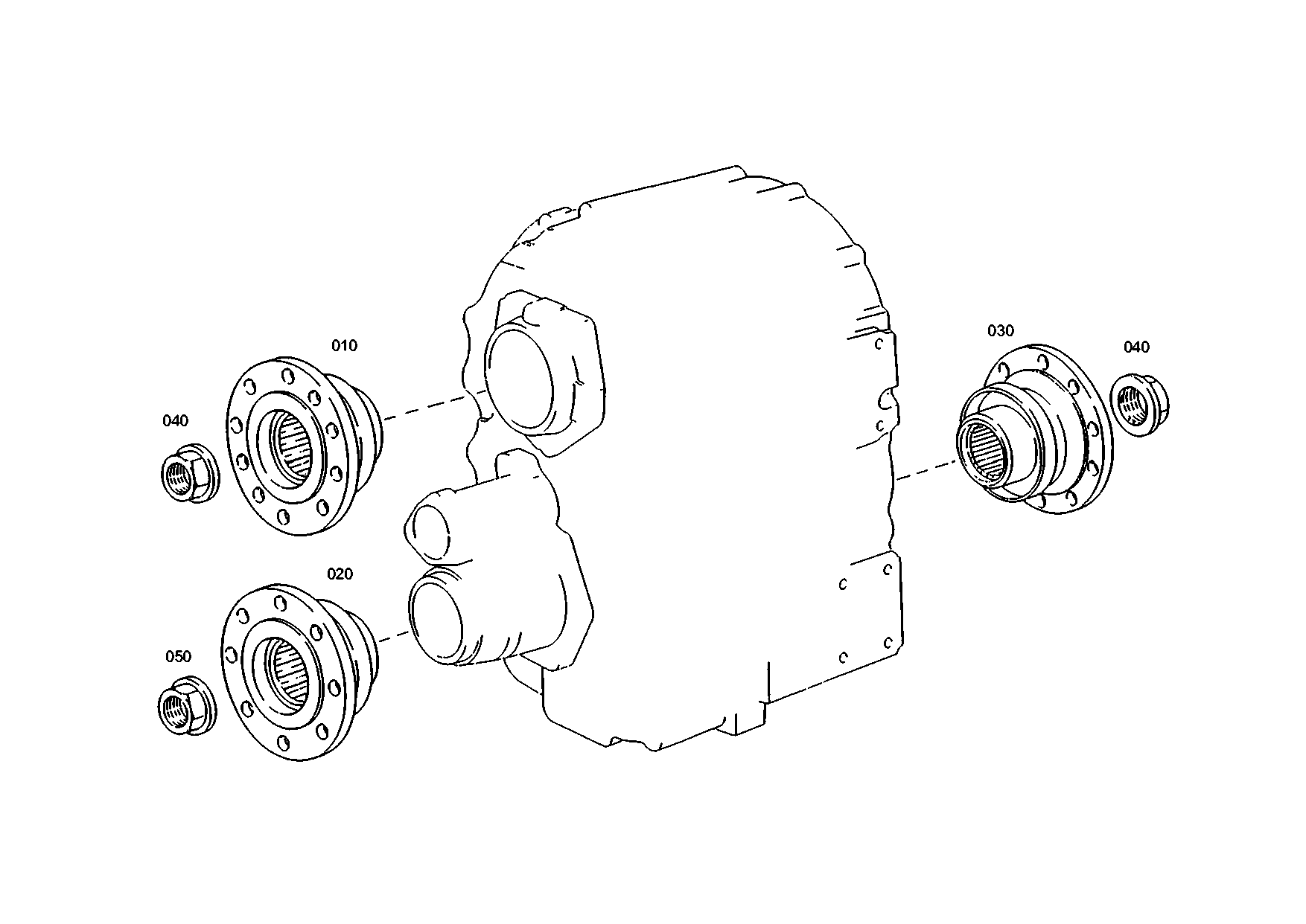 drawing for MARMON Herring MVG121058 - COLLAR NUT (figure 5)