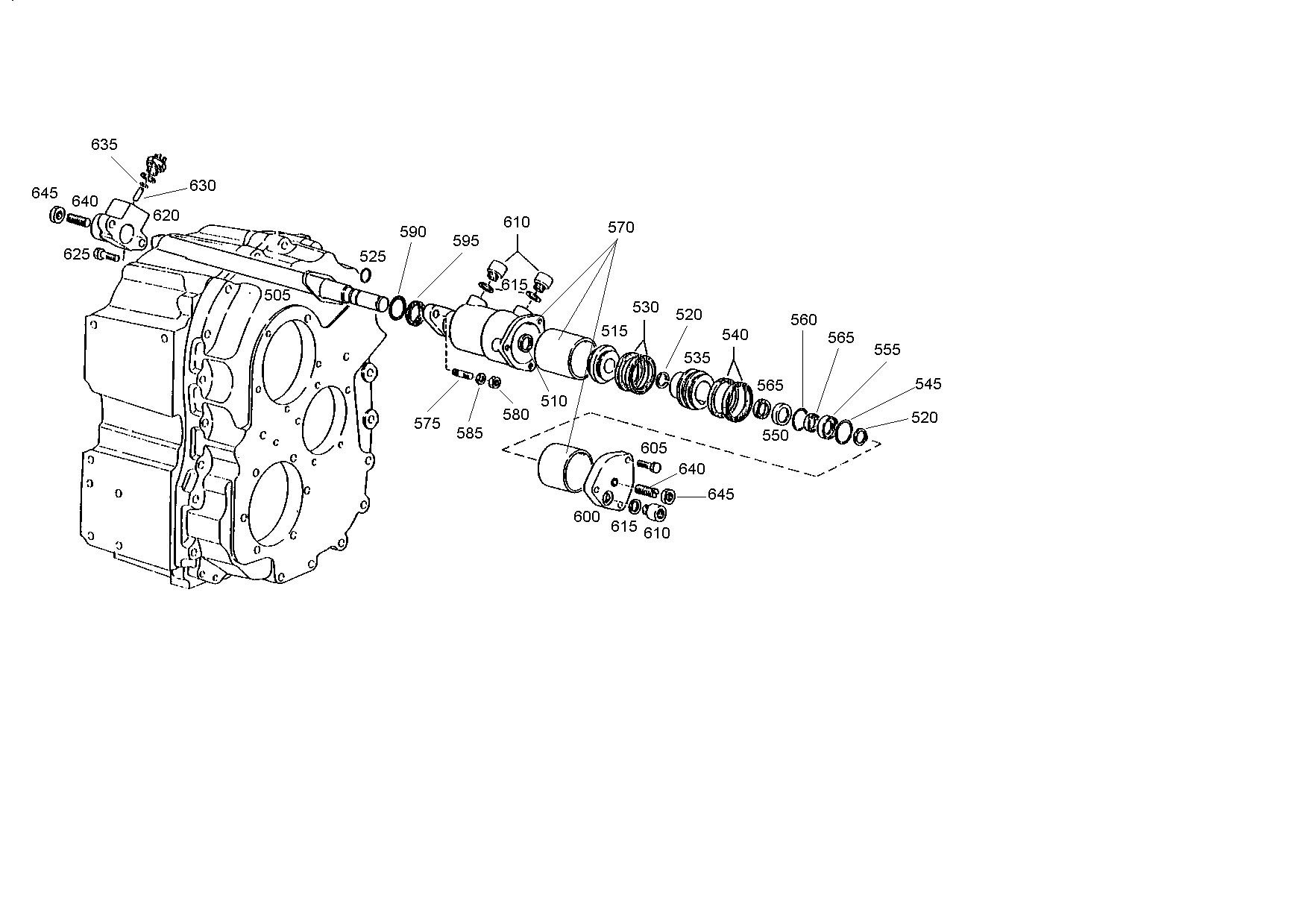 drawing for LIEBHERR GMBH 501716608 - FLANGE (figure 3)