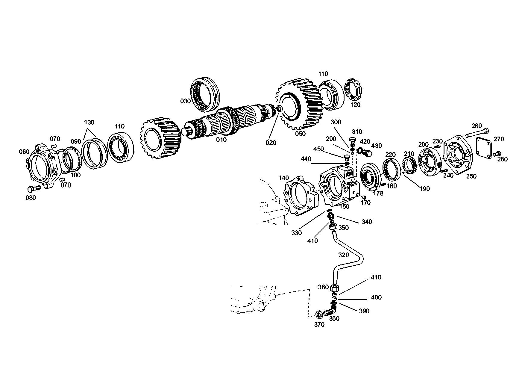 drawing for GINAF 171600210074 - INTERMEDIATE PLATE (figure 3)