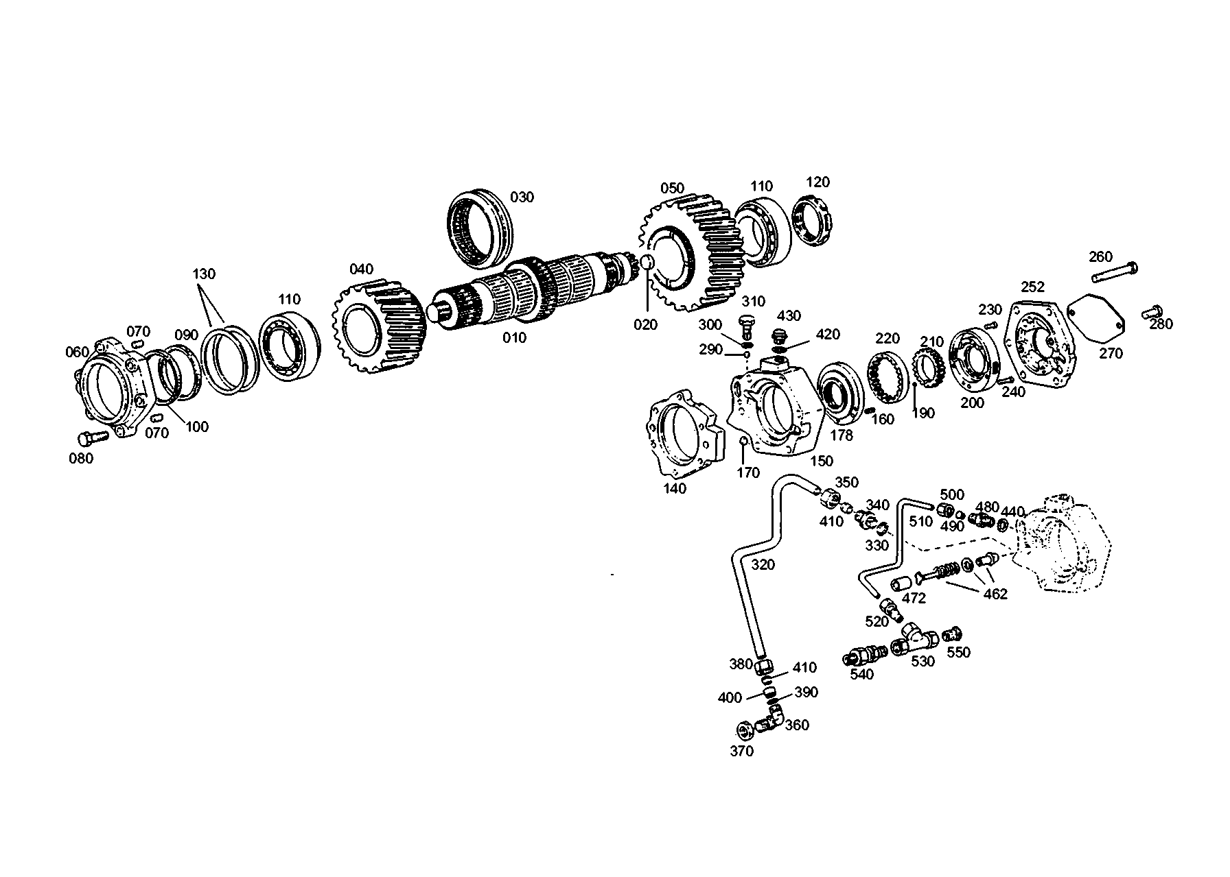 drawing for ASHOK-LEYLAND - CUMMINS 2165164 - PIPE (figure 3)