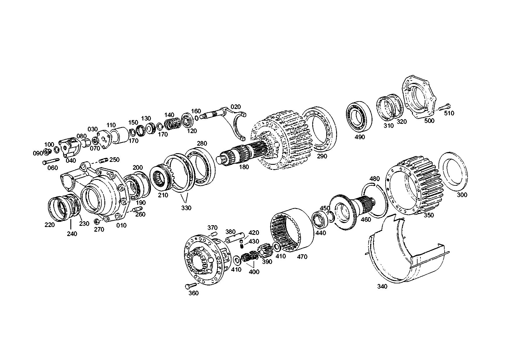 drawing for SCANIA 1357752 - BEARING HOUSING (figure 5)