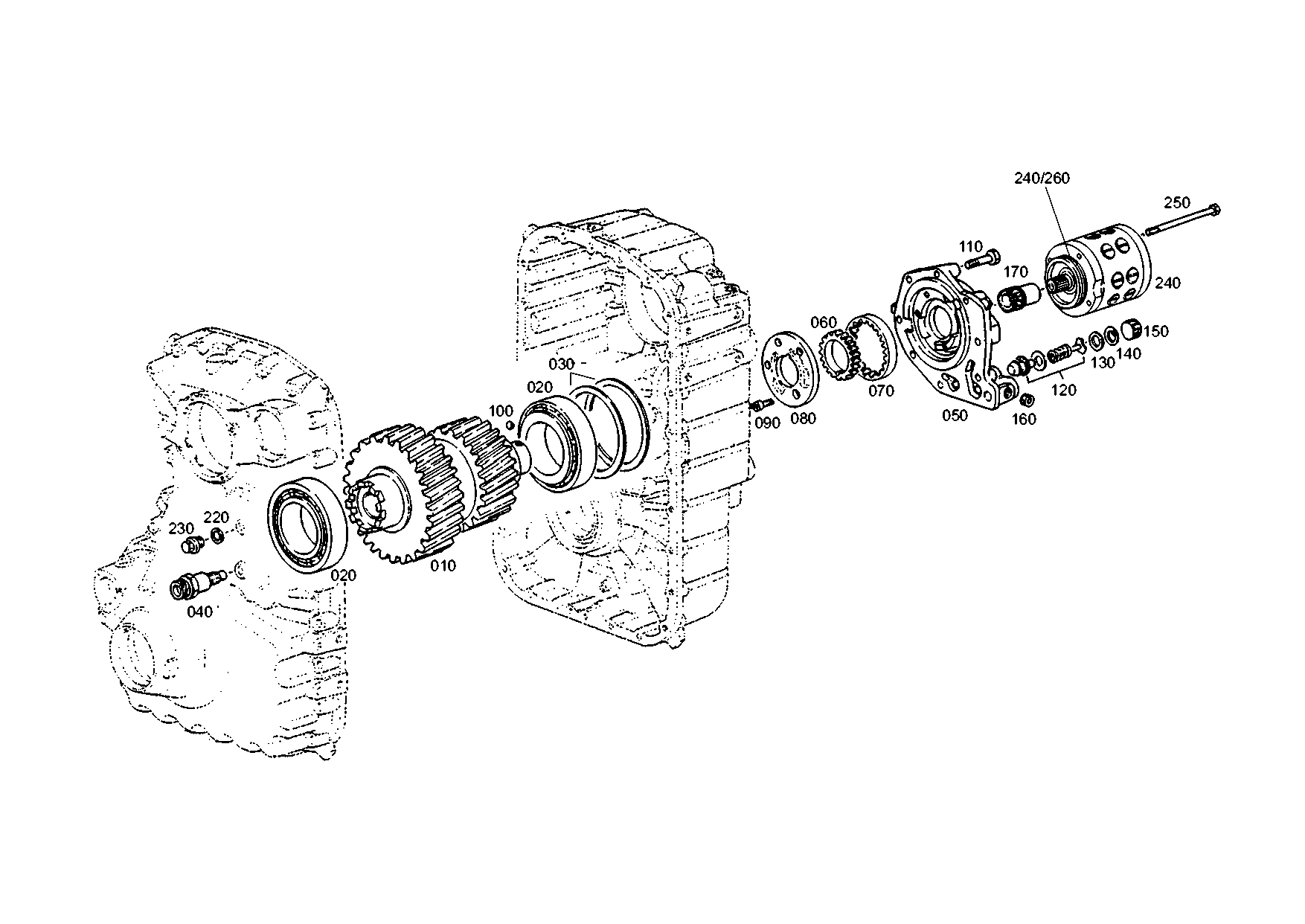 drawing for SKF T2EE100 - TAPER ROLLER BEARING (figure 1)