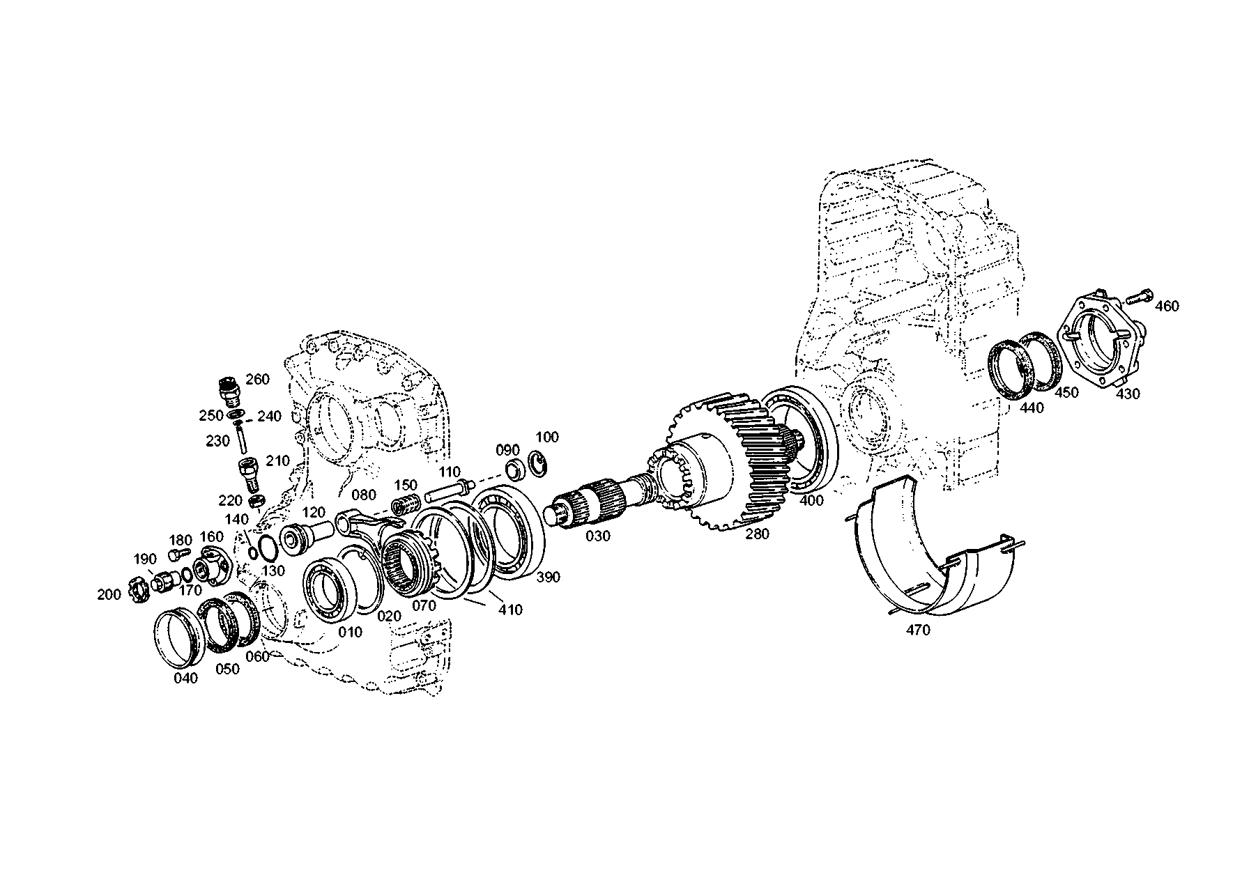 drawing for IVECO 42569602 - OUTPUT SHAFT (figure 3)