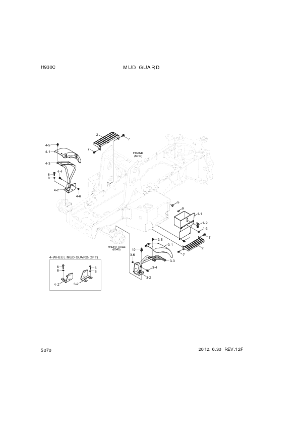 drawing for Hyundai Construction Equipment S132-082056 - BOLT-W/WASHER (figure 1)