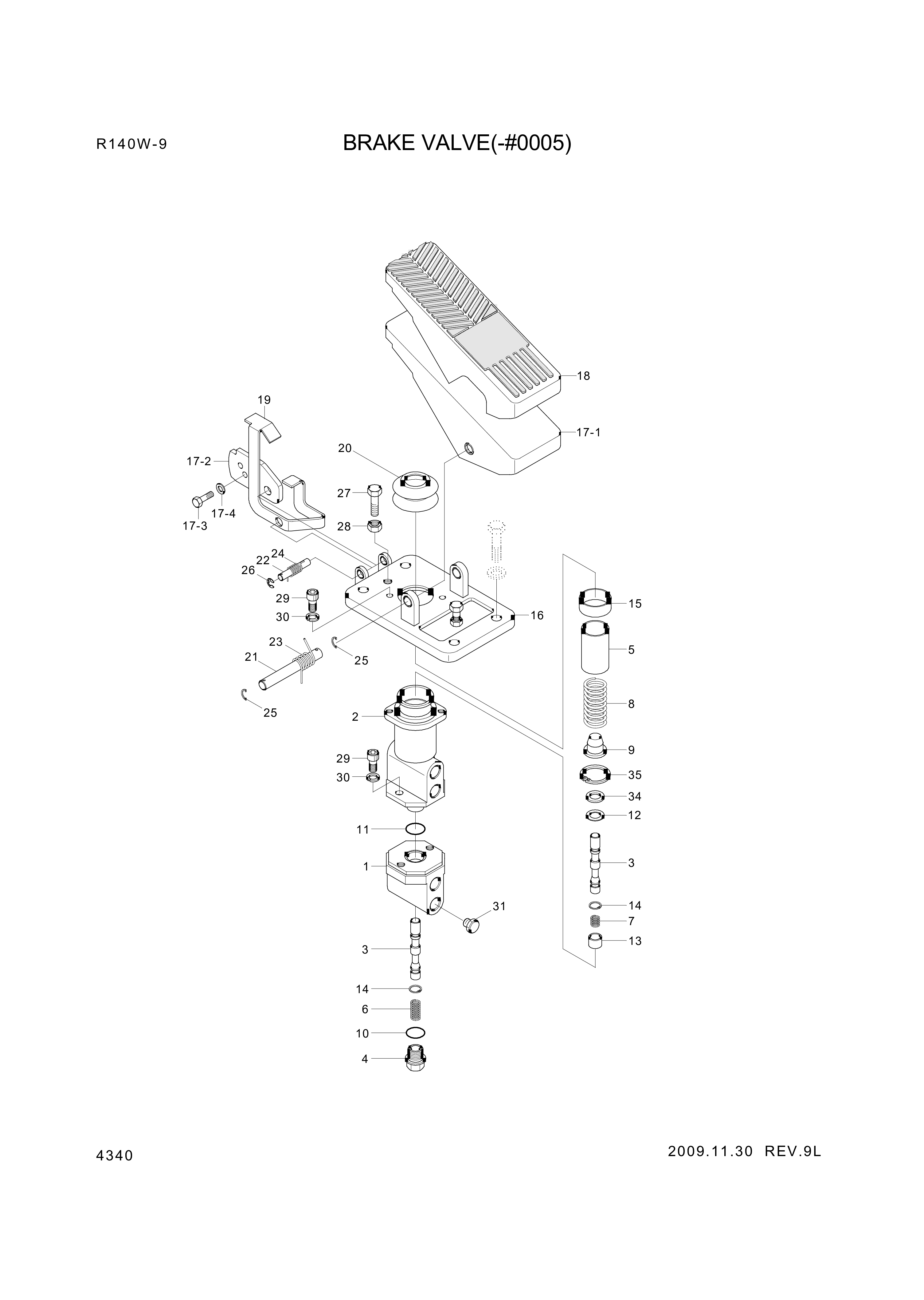 drawing for Hyundai Construction Equipment XKAK-00002 - BODY-UPPER (figure 1)