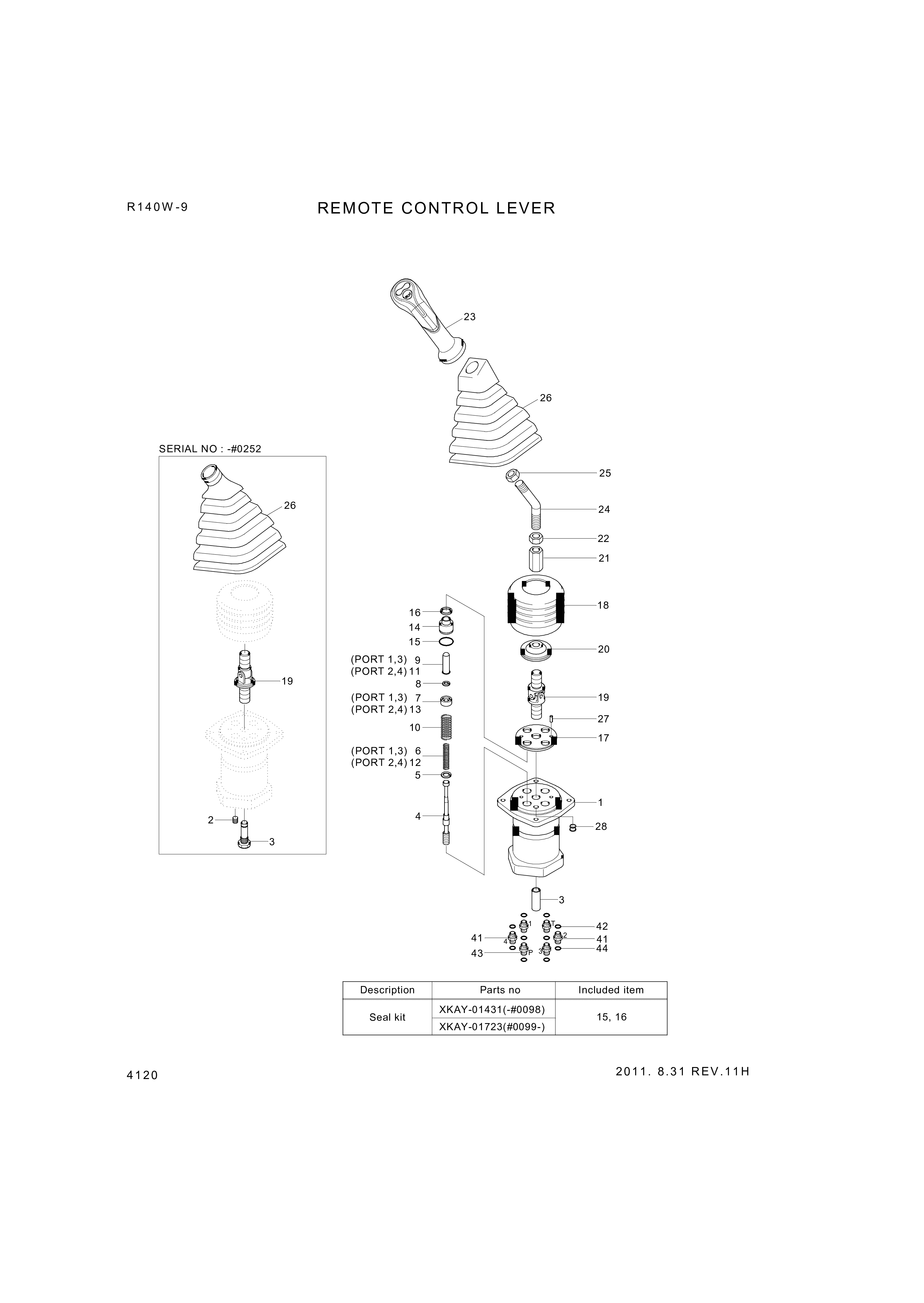 drawing for Hyundai Construction Equipment XKAY-00811 - NUT (figure 1)