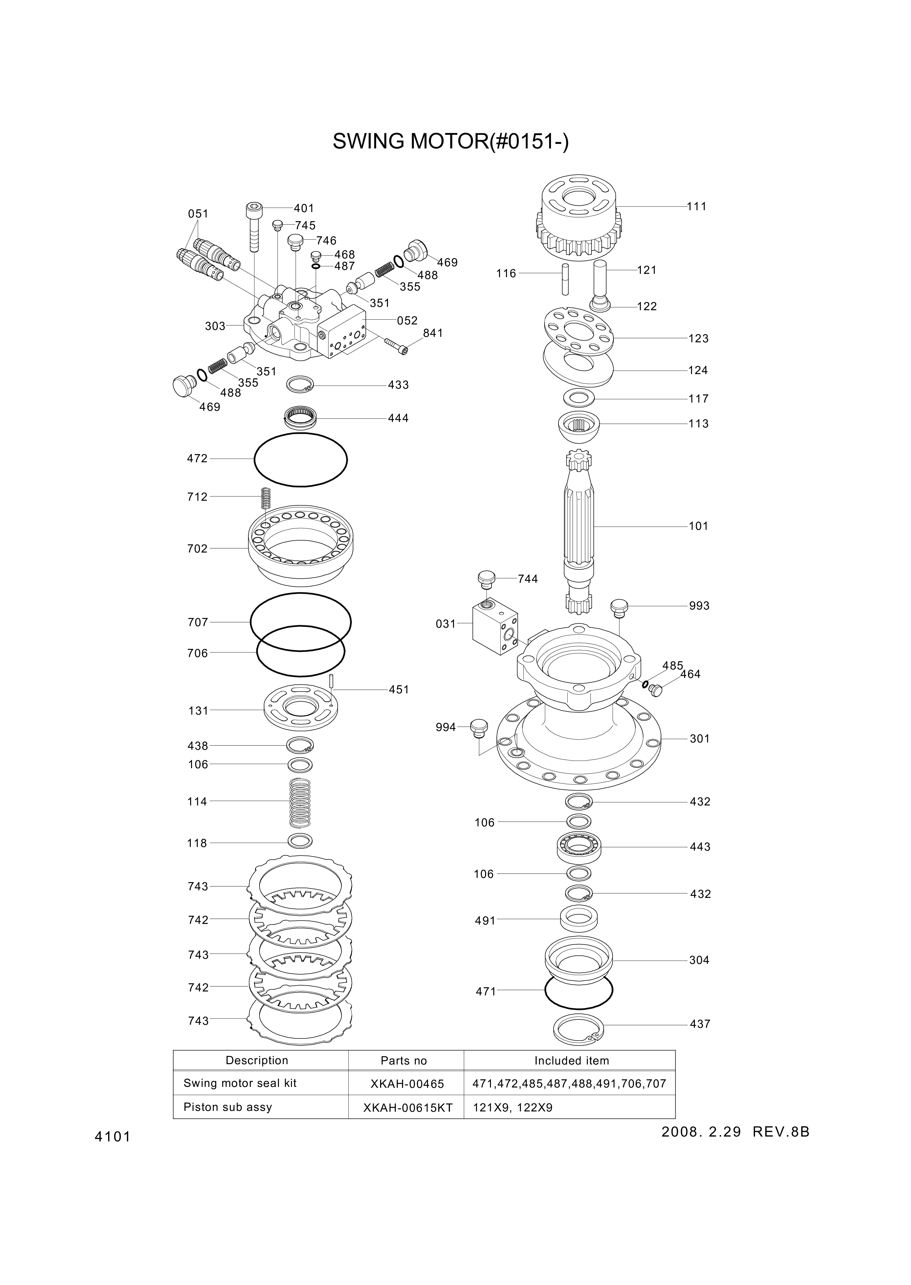 drawing for Hyundai Construction Equipment XKAH-00159 - BUSHING-SPHERICAL (figure 1)