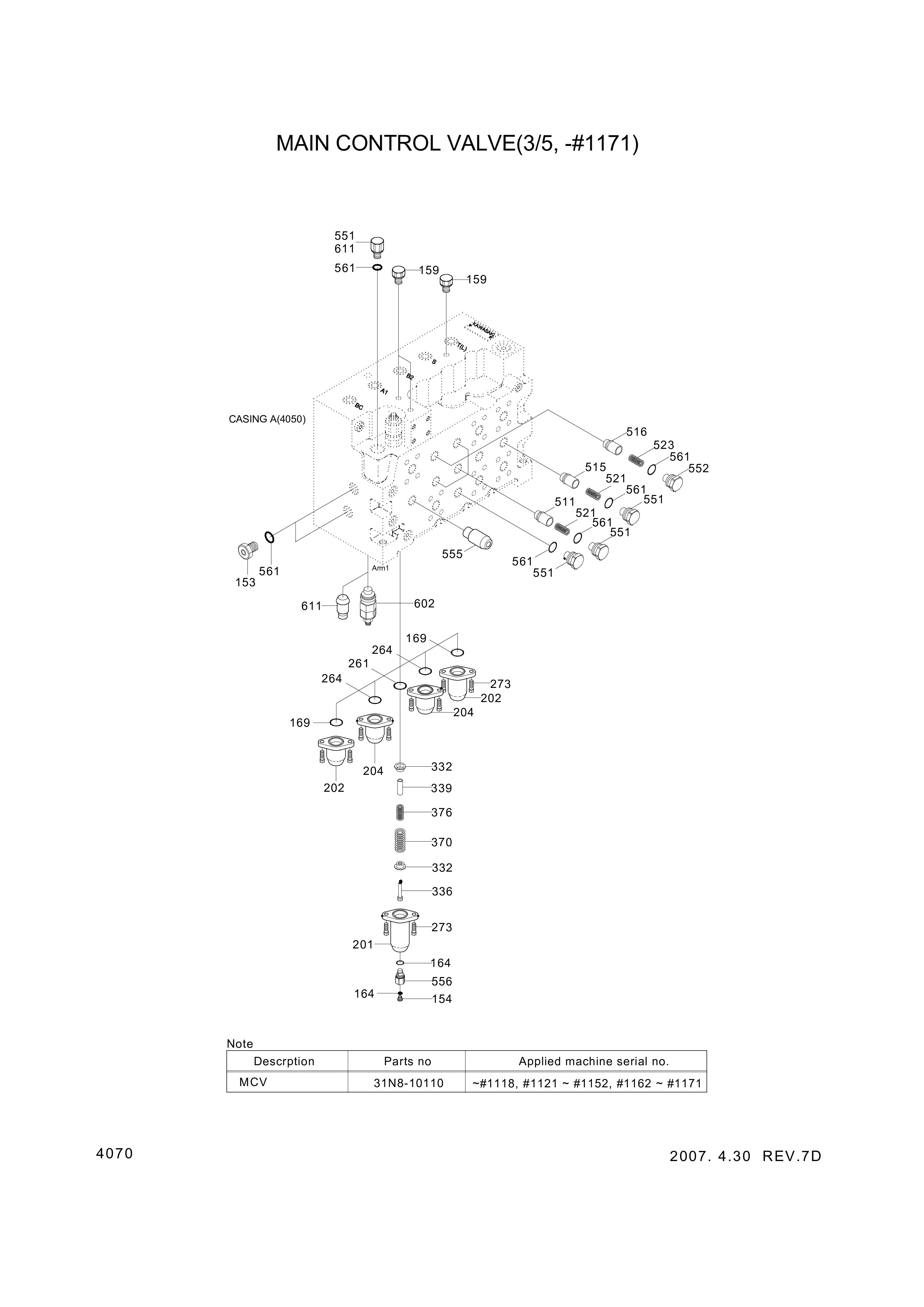 drawing for Hyundai Construction Equipment PT1/8 - PLUG (figure 2)