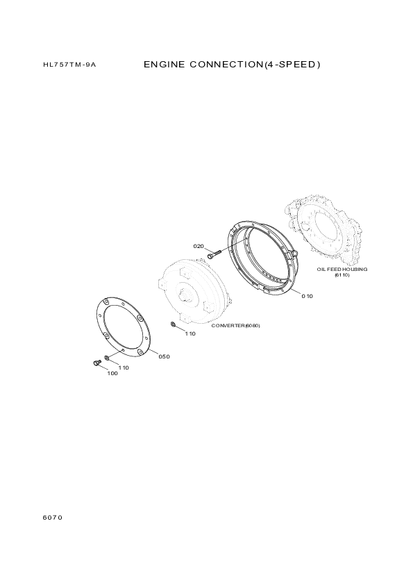 drawing for Hyundai Construction Equipment 4656-330-008 - BELL-CONVERTER (figure 1)