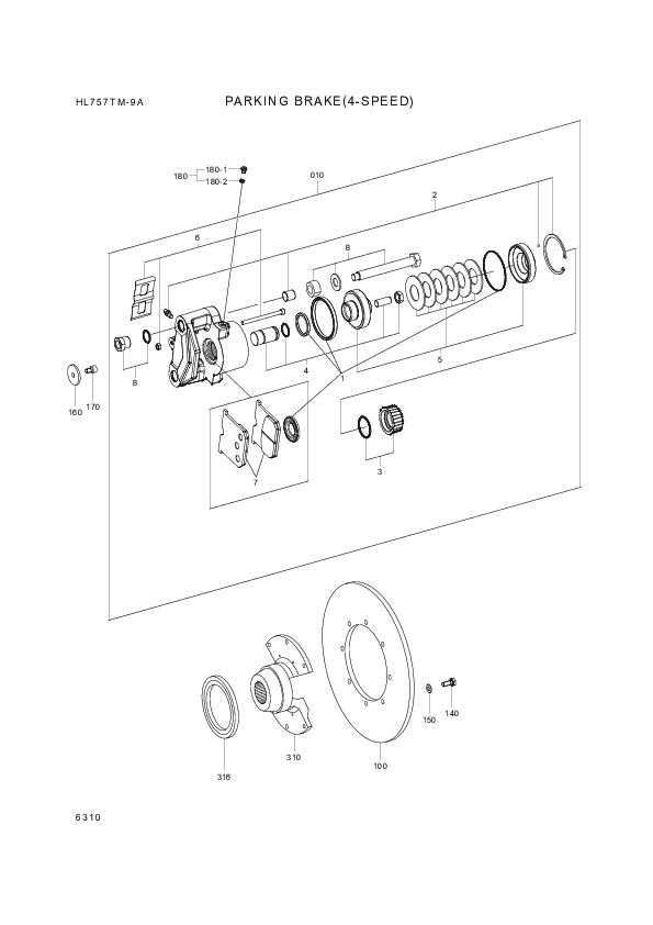 drawing for Hyundai Construction Equipment 0636-304-019 - PLUG-SCREW (figure 2)