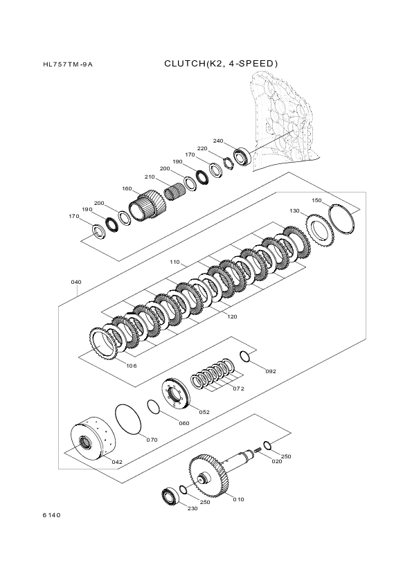 drawing for Hyundai Construction Equipment ZGAQ-01801 - WASHER