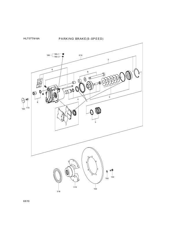 drawing for Hyundai Construction Equipment 4657309004 - FLANGE