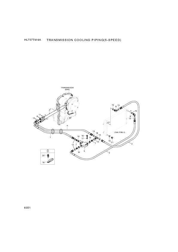 drawing for Hyundai Construction Equipment P933-162033 - HOSE ASSY-ORFS&THD