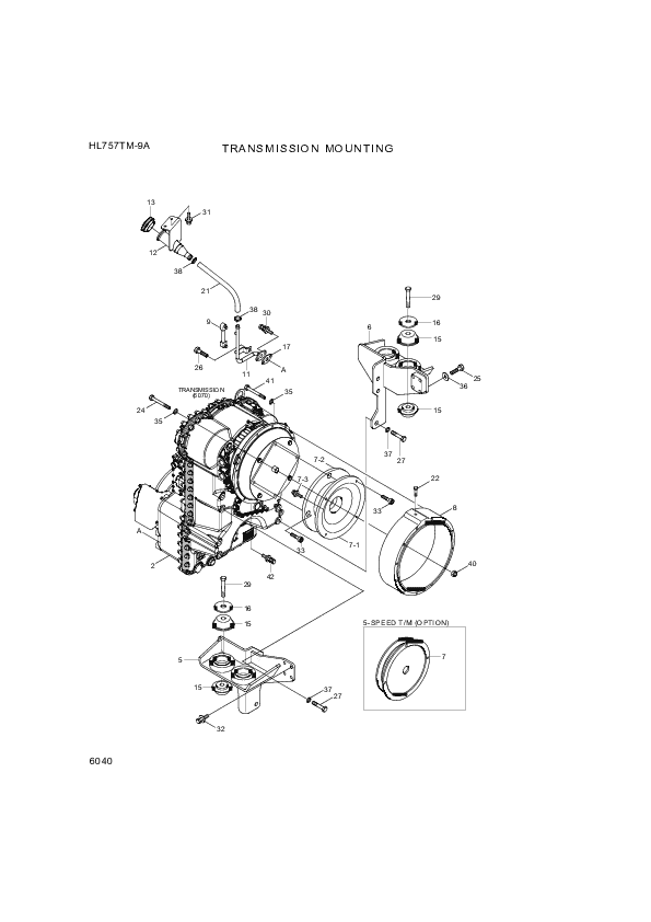 drawing for Hyundai Construction Equipment S441200002 - WASHER,POWER TRANE (figure 5)