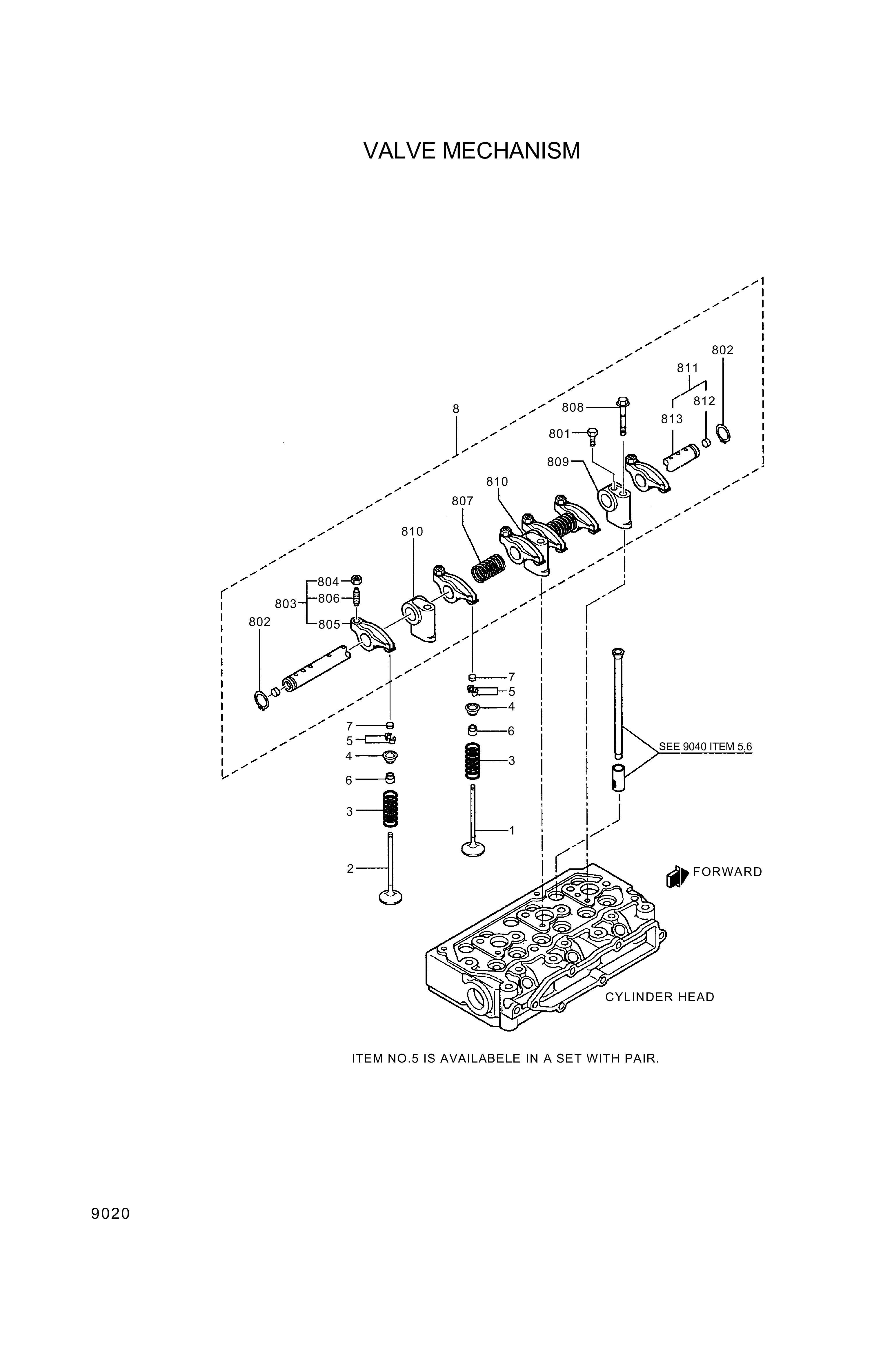 drawing for Hyundai Construction Equipment 32F04-00900 - SEAL-VALVE STEM (figure 2)