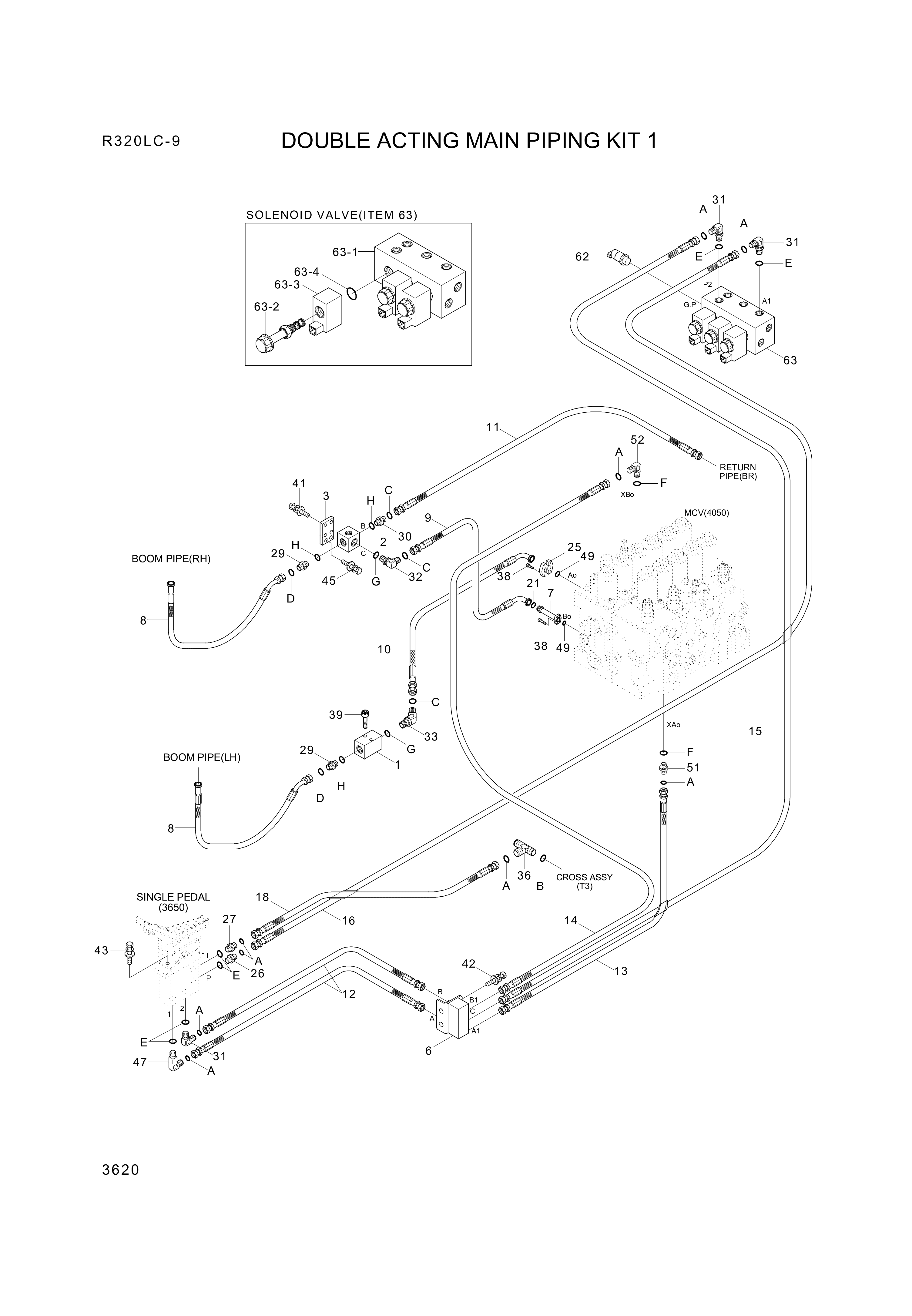 drawing for Hyundai Construction Equipment P974-207334 - HOSE ASSY-ORFS&FLG