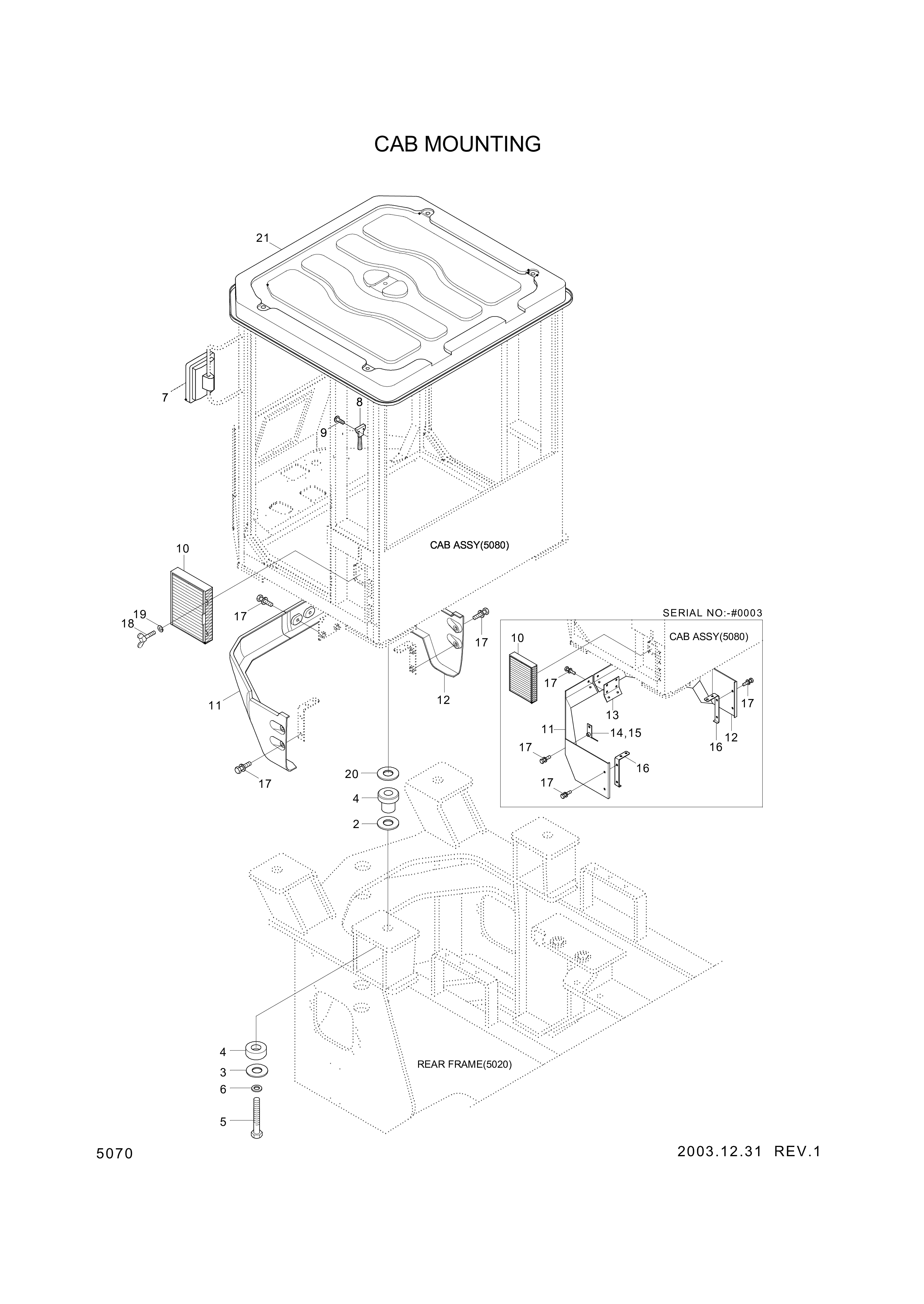 drawing for Hyundai Construction Equipment S403-271002 - WASHER-PLAIN (figure 2)