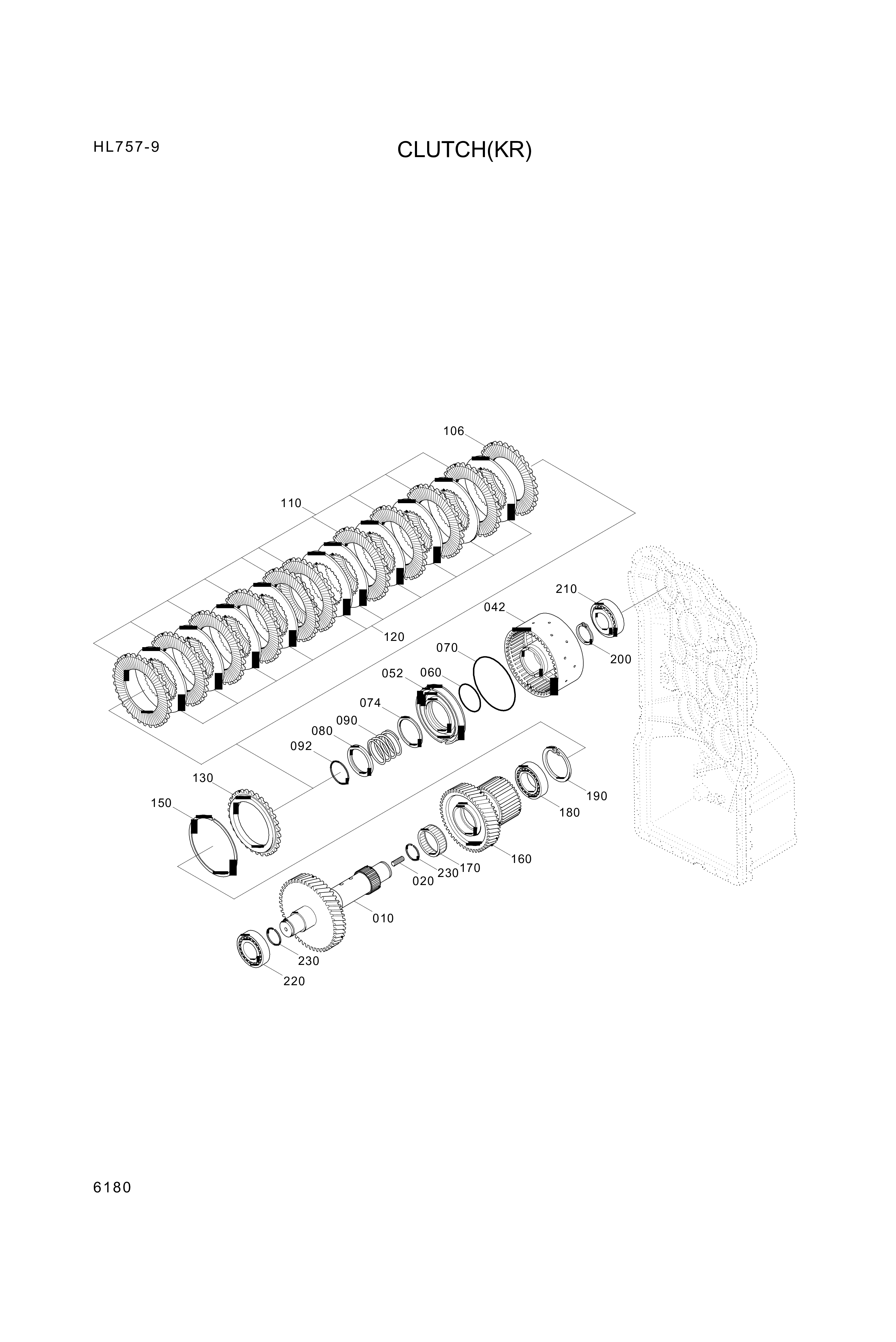 drawing for Hyundai Construction Equipment 0735-371-723H - BEARING-ROLLER (figure 4)