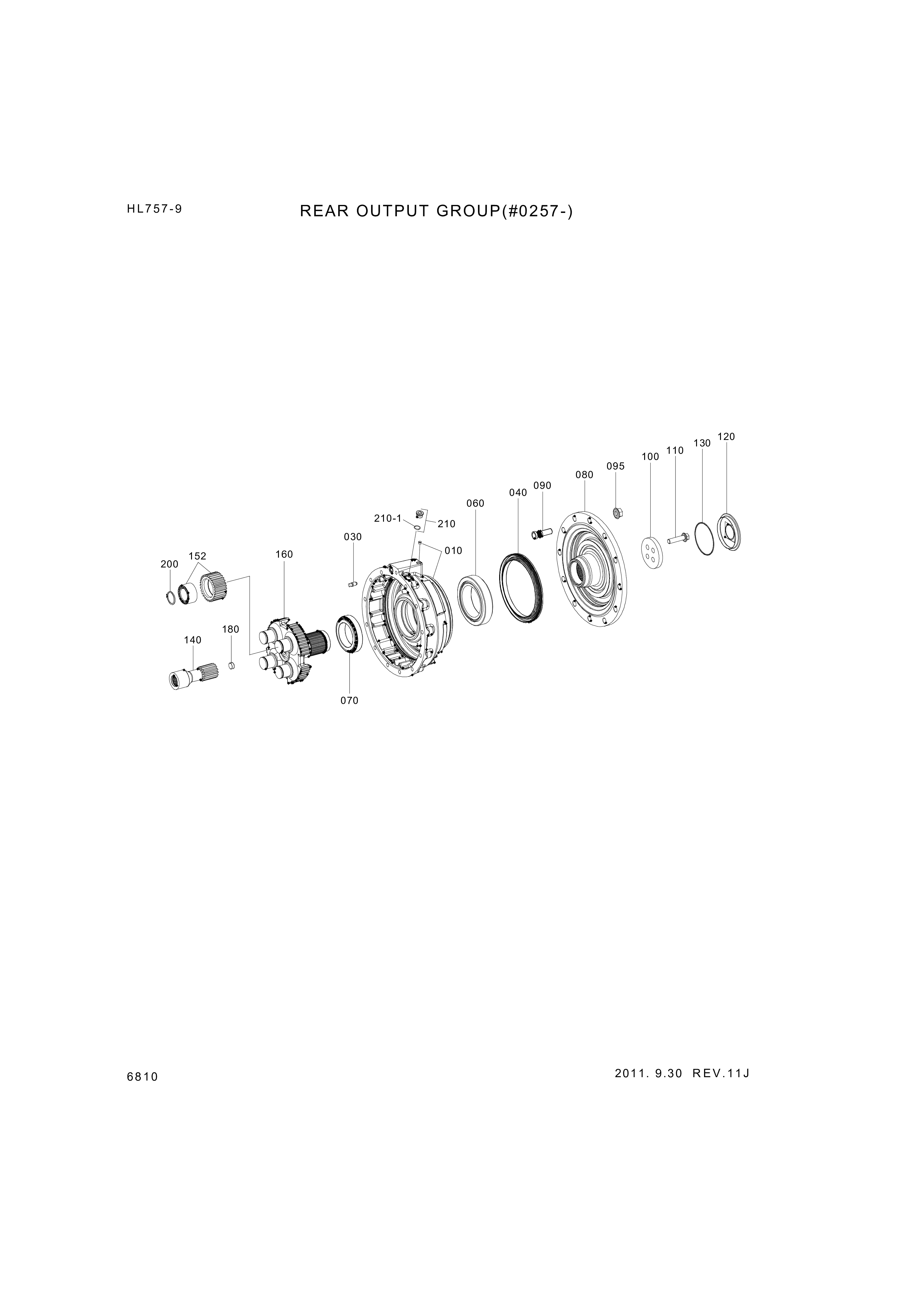 drawing for Hyundai Construction Equipment ZGAQ-04390 - BOLT-STOP