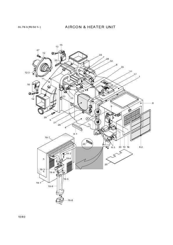 drawing for Hyundai Construction Equipment 11N6-90791 - CORE ASSY-EVAP (figure 3)