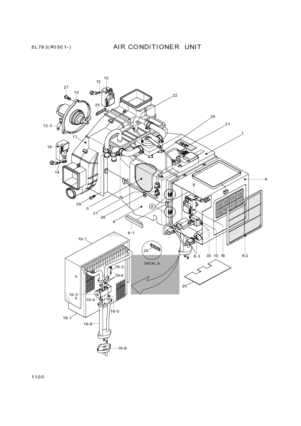 drawing for Hyundai Construction Equipment 11N6-90791 - CORE ASSY-EVAP (figure 4)