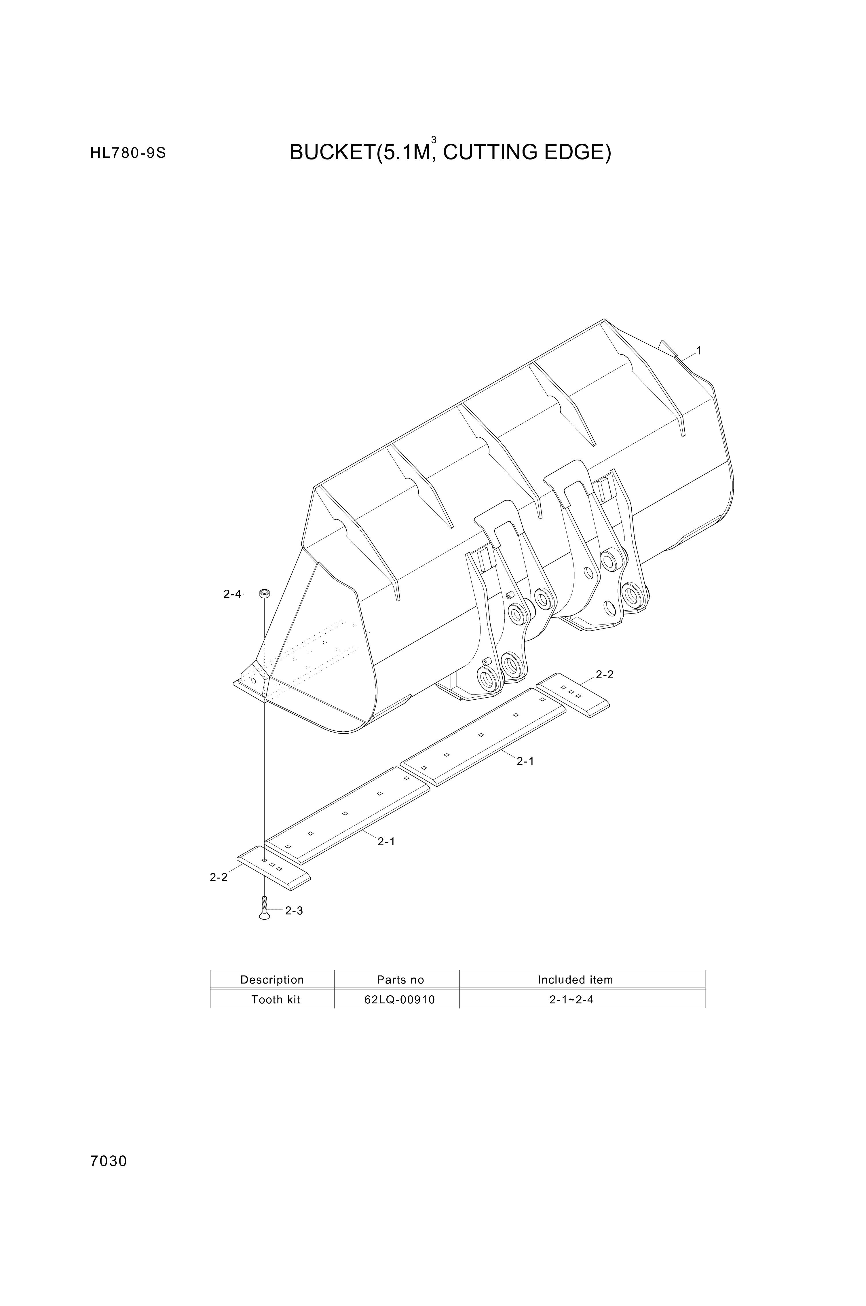 drawing for Hyundai Construction Equipment S206-361006 - NUT-HEX (figure 1)