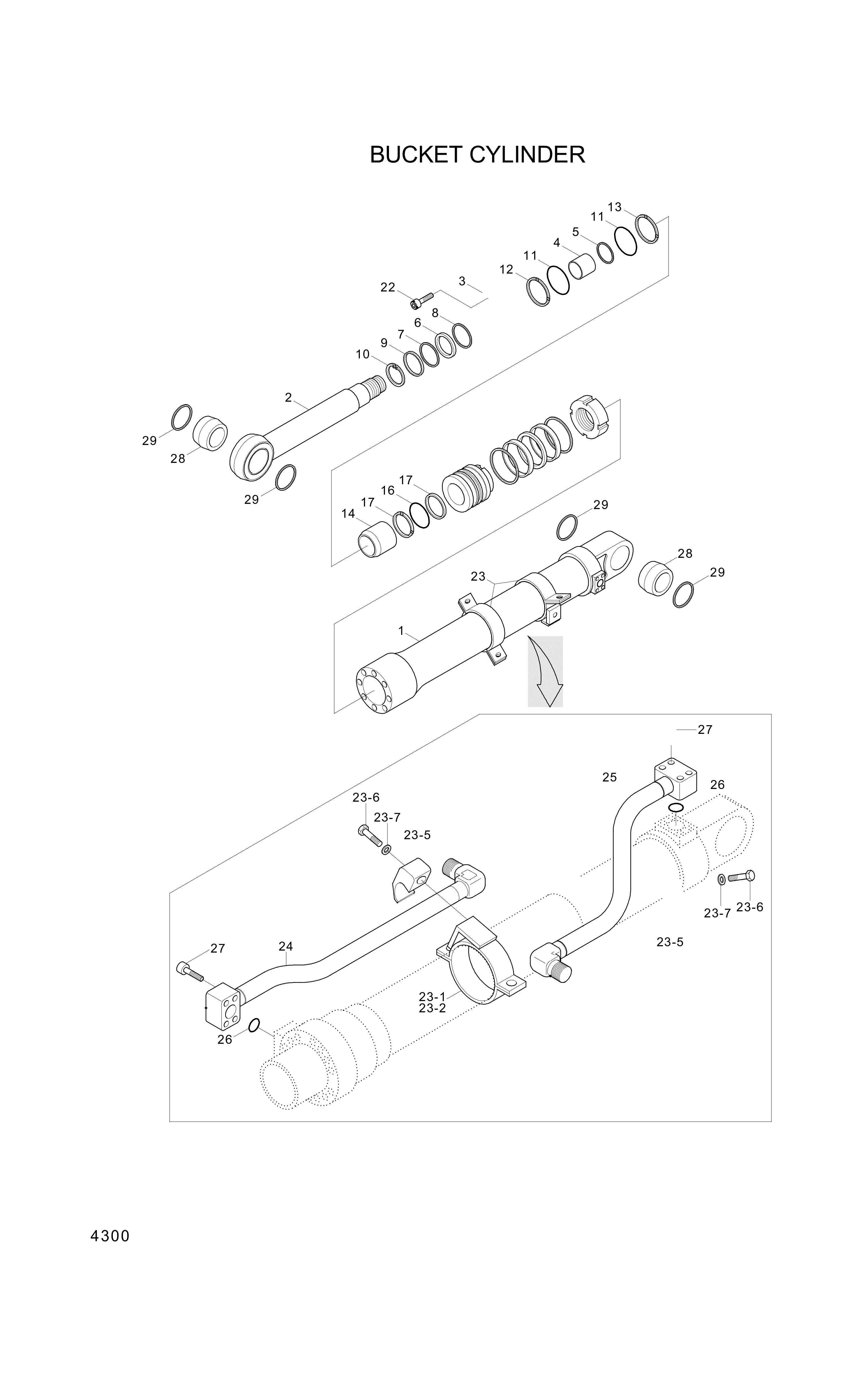 drawing for Hyundai Construction Equipment 000124 - BOLT