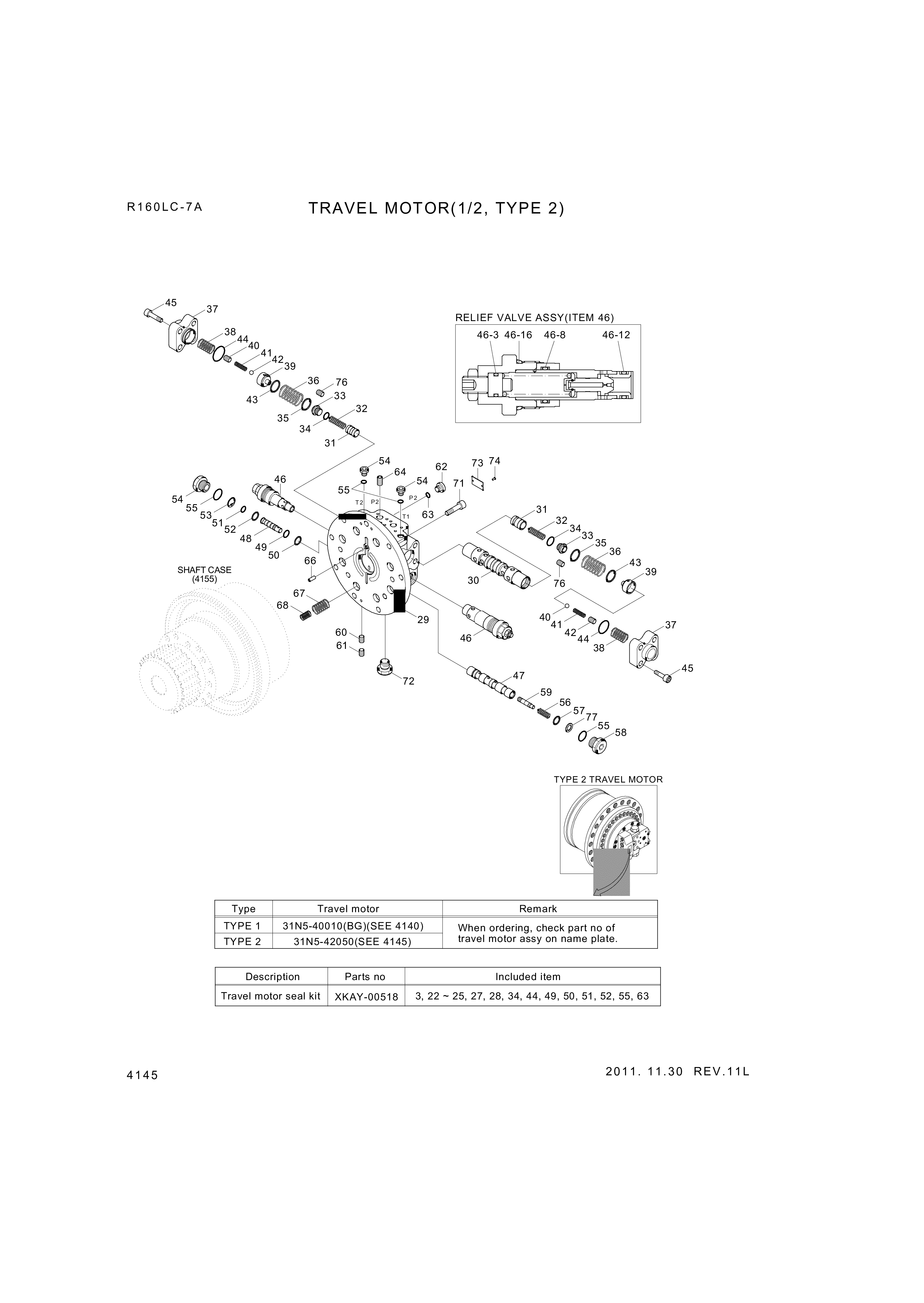 drawing for Hyundai Construction Equipment PO018B - O-RING (figure 4)
