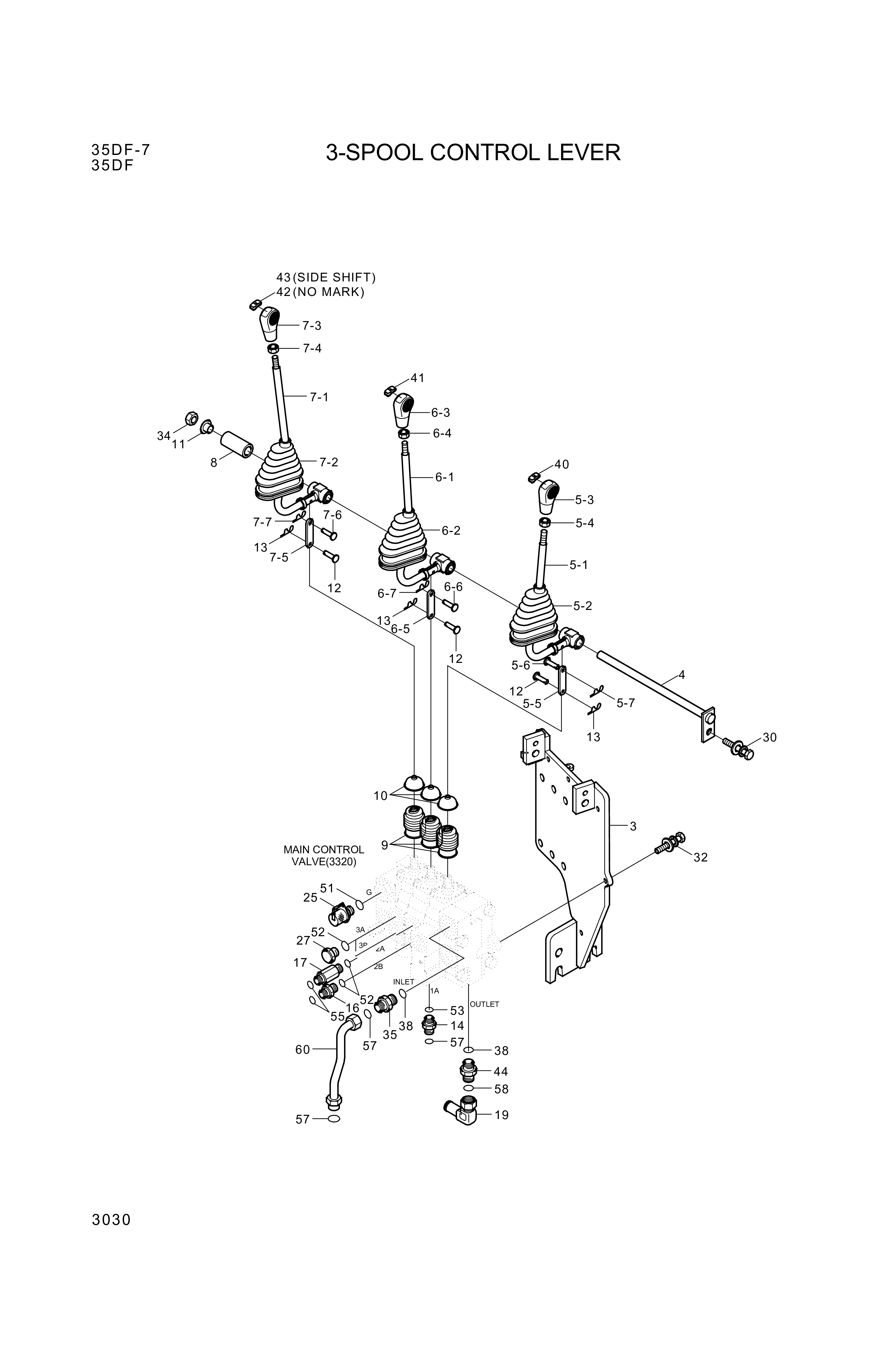 drawing for Hyundai Construction Equipment 35HF-20020 - CONNECTOR-ORFS (figure 1)