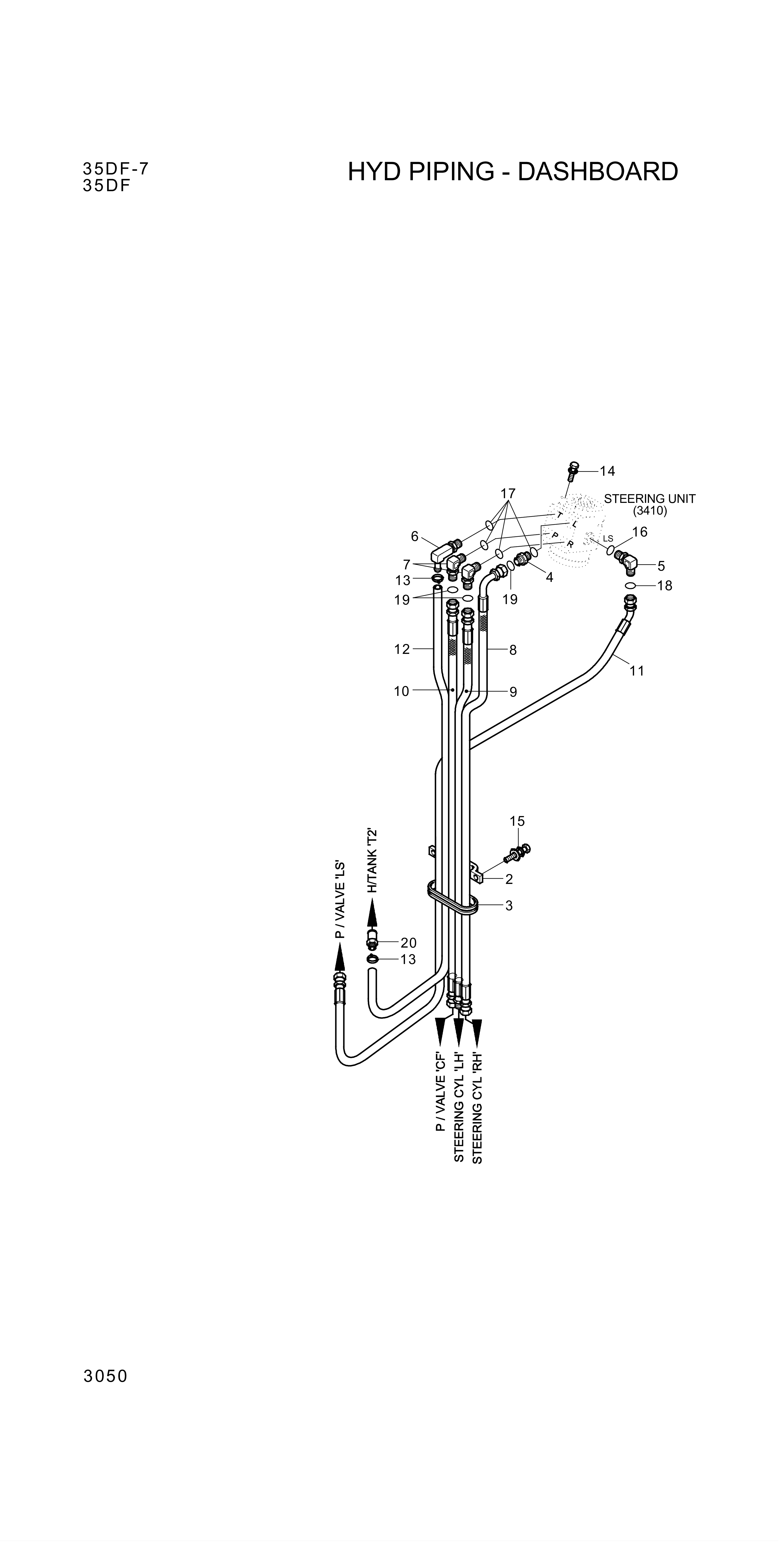 drawing for Hyundai Construction Equipment 35HH-10030 - ELBOW-90 (figure 1)