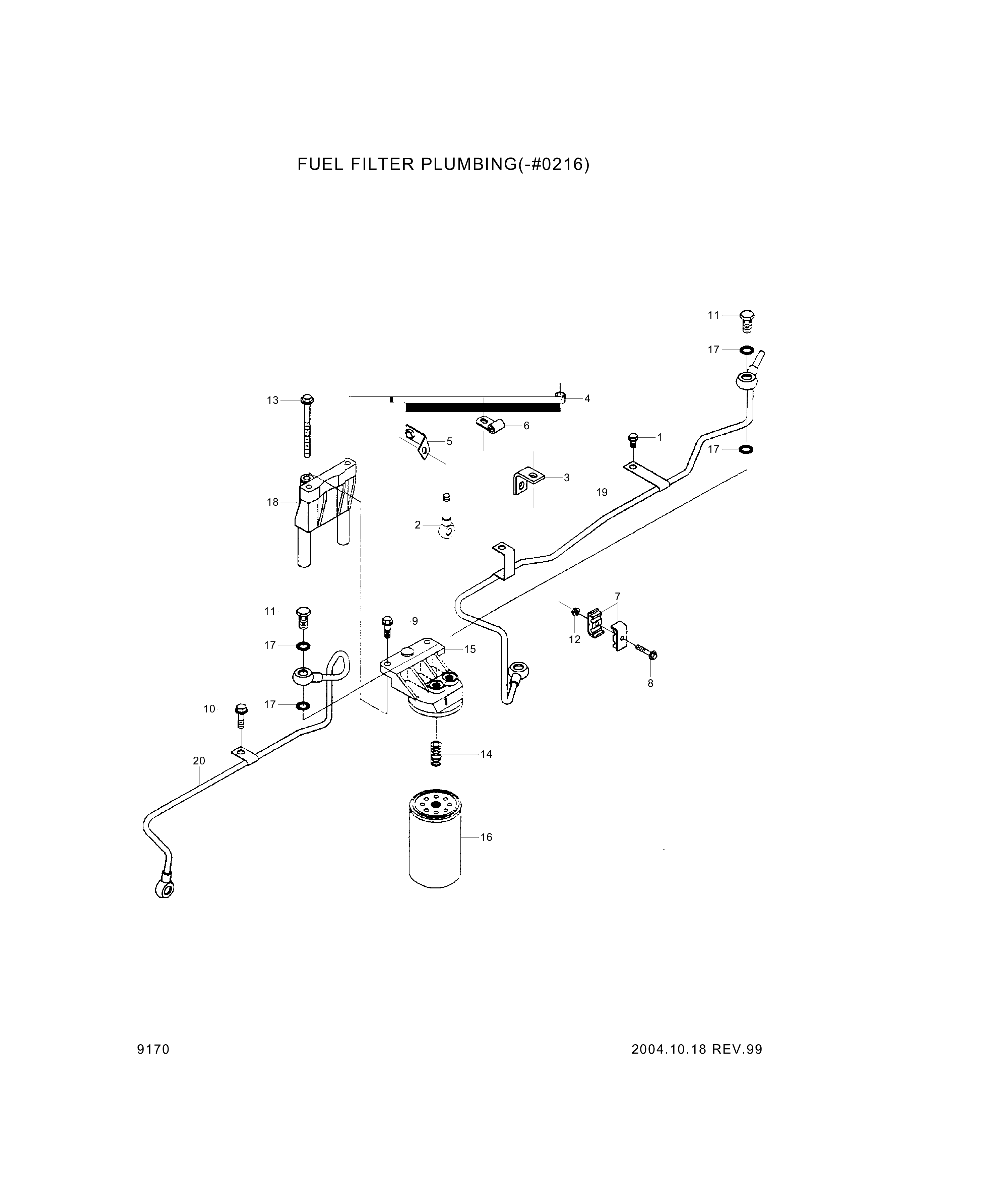drawing for Hyundai Construction Equipment YUBP-07212 - NUT-HEX FLG (figure 4)