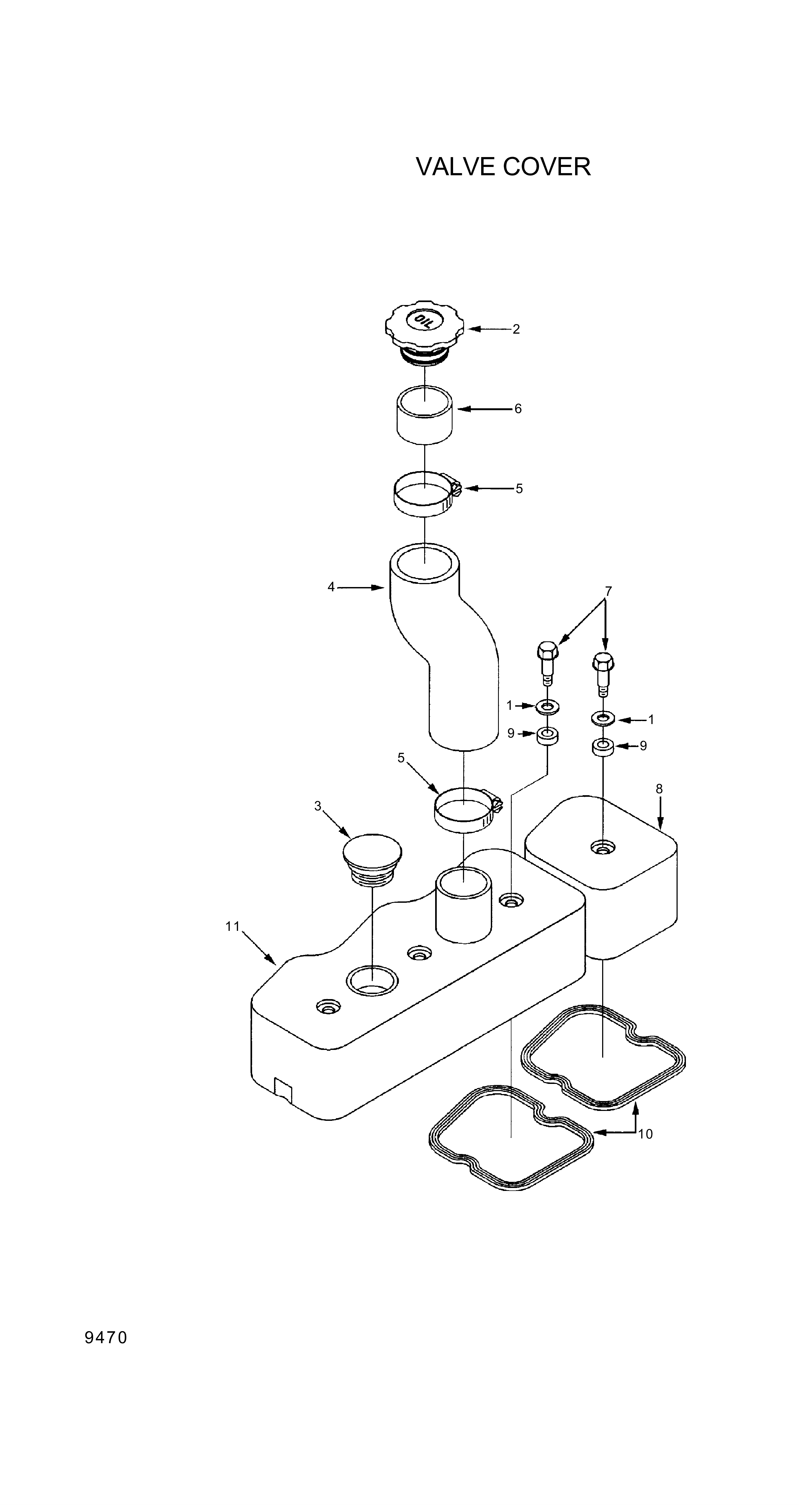drawing for Hyundai Construction Equipment YUBP-07092 - GASKET (figure 2)