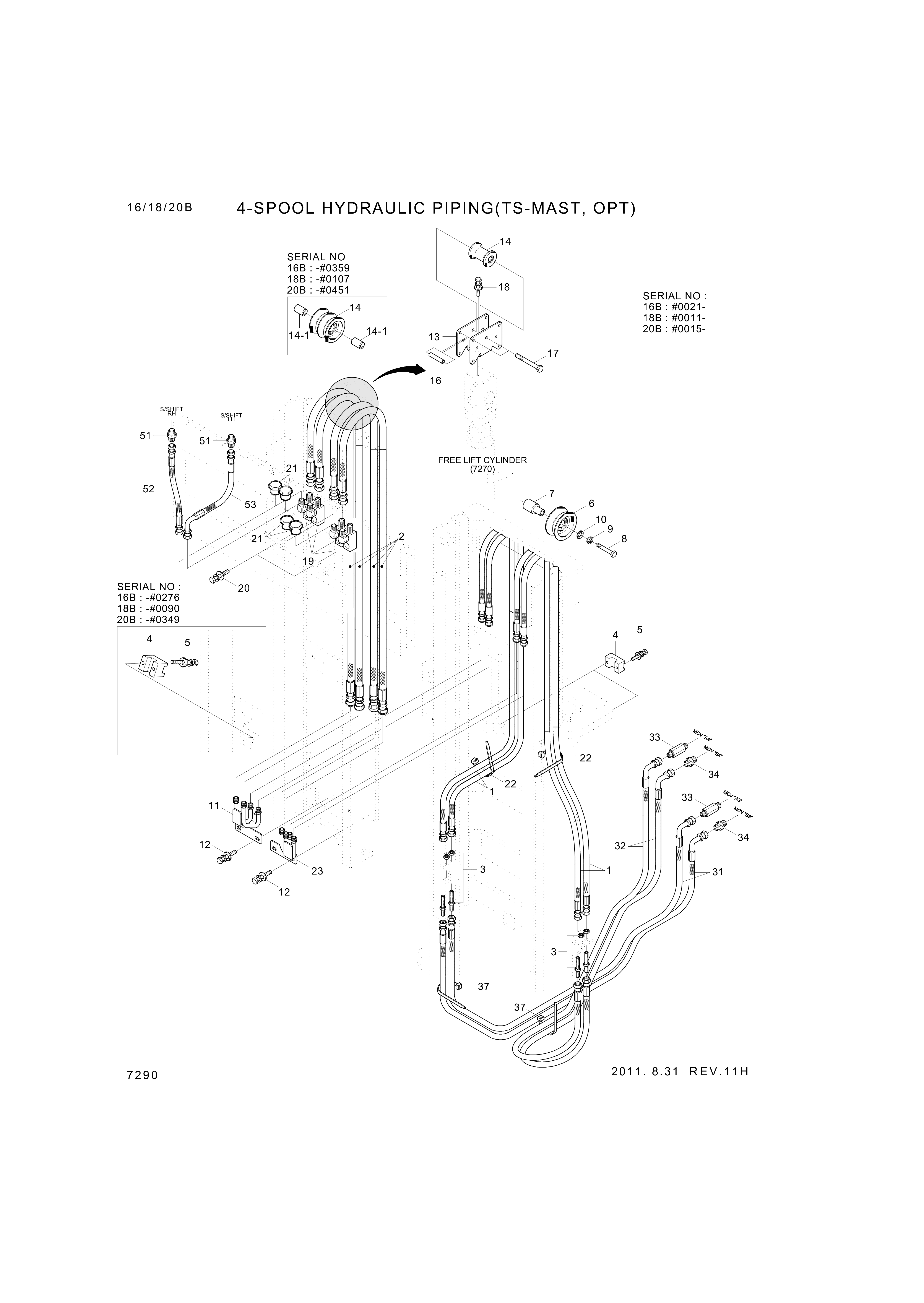 drawing for Hyundai Construction Equipment P933-043027 - HOSE ASSY-ORFS&THD (figure 2)