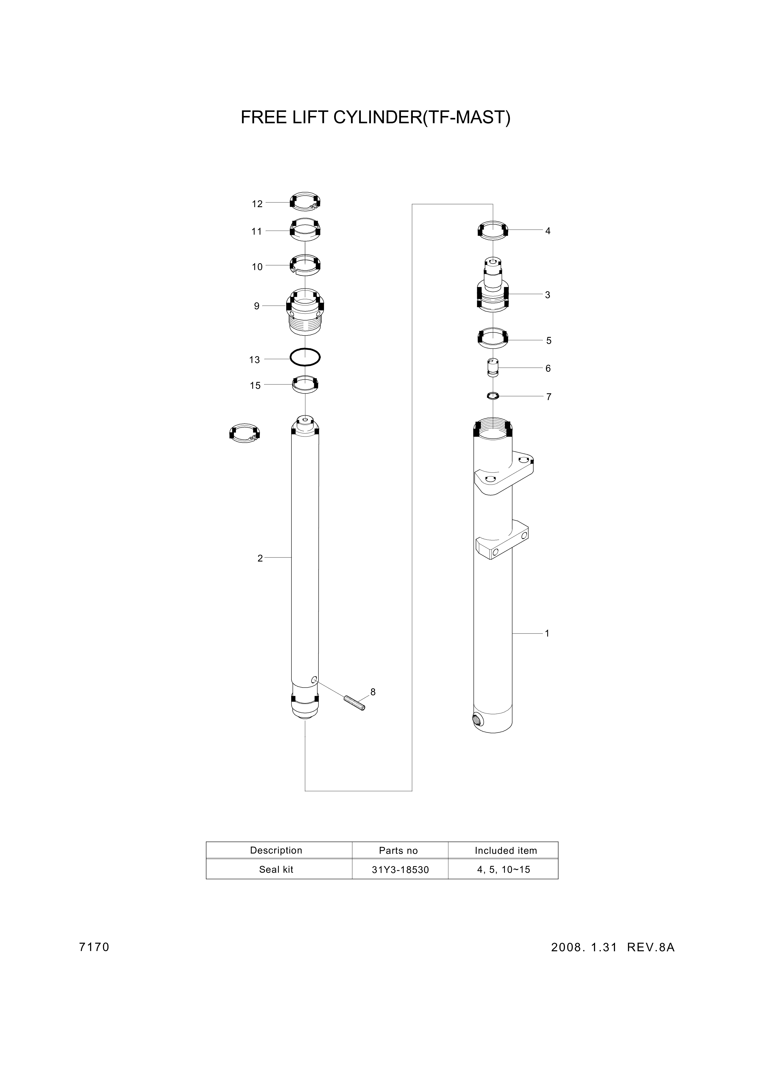 drawing for Hyundai Construction Equipment XKCC-00622 - WIPER-DUST (figure 3)