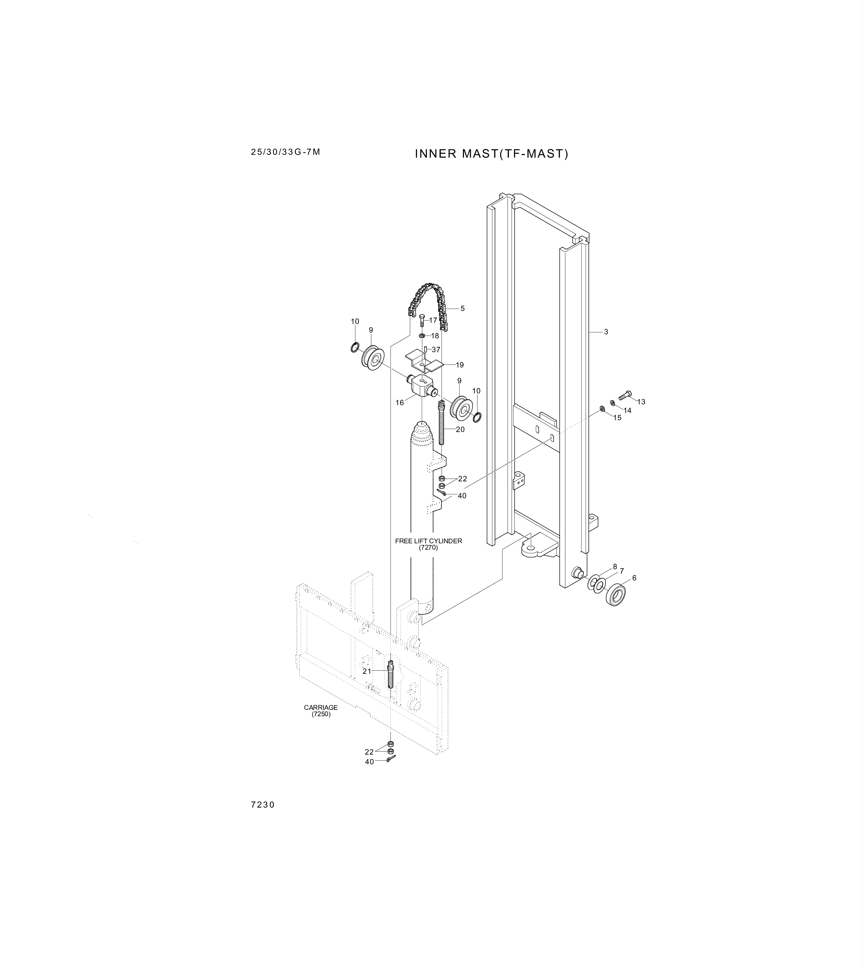 drawing for Hyundai Construction Equipment 61HA-18300 - BOLT-ANCHOR (figure 2)