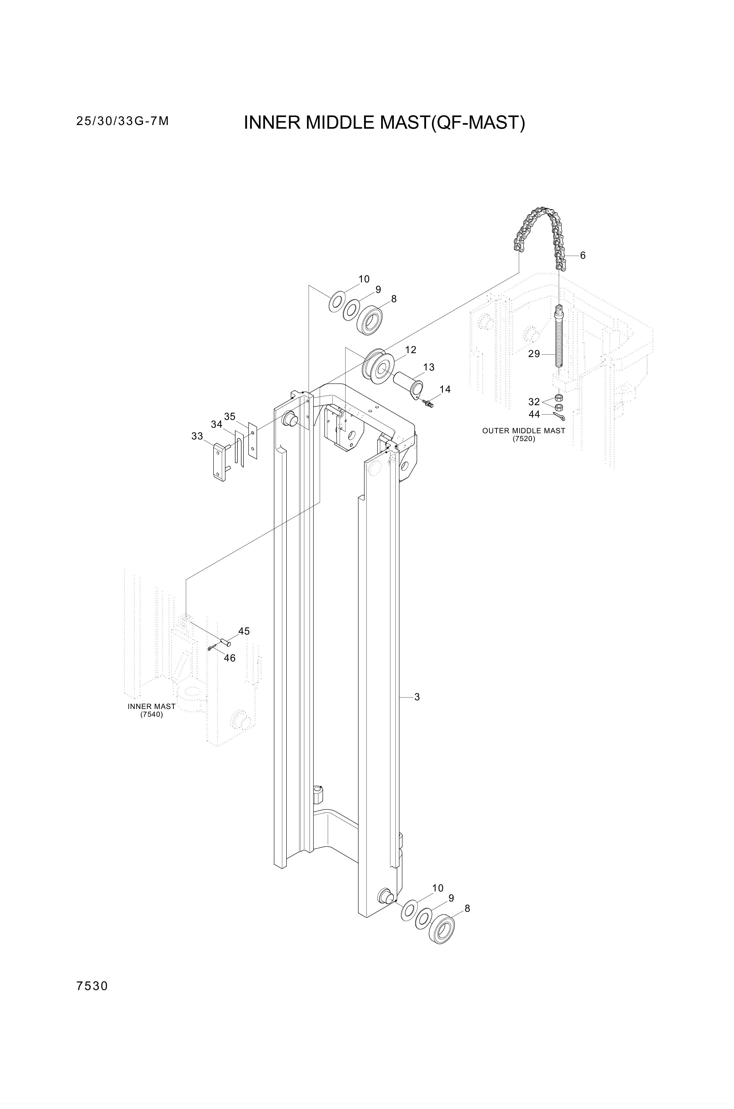 drawing for Hyundai Construction Equipment 61HA-18300 - BOLT-ANCHOR (figure 5)
