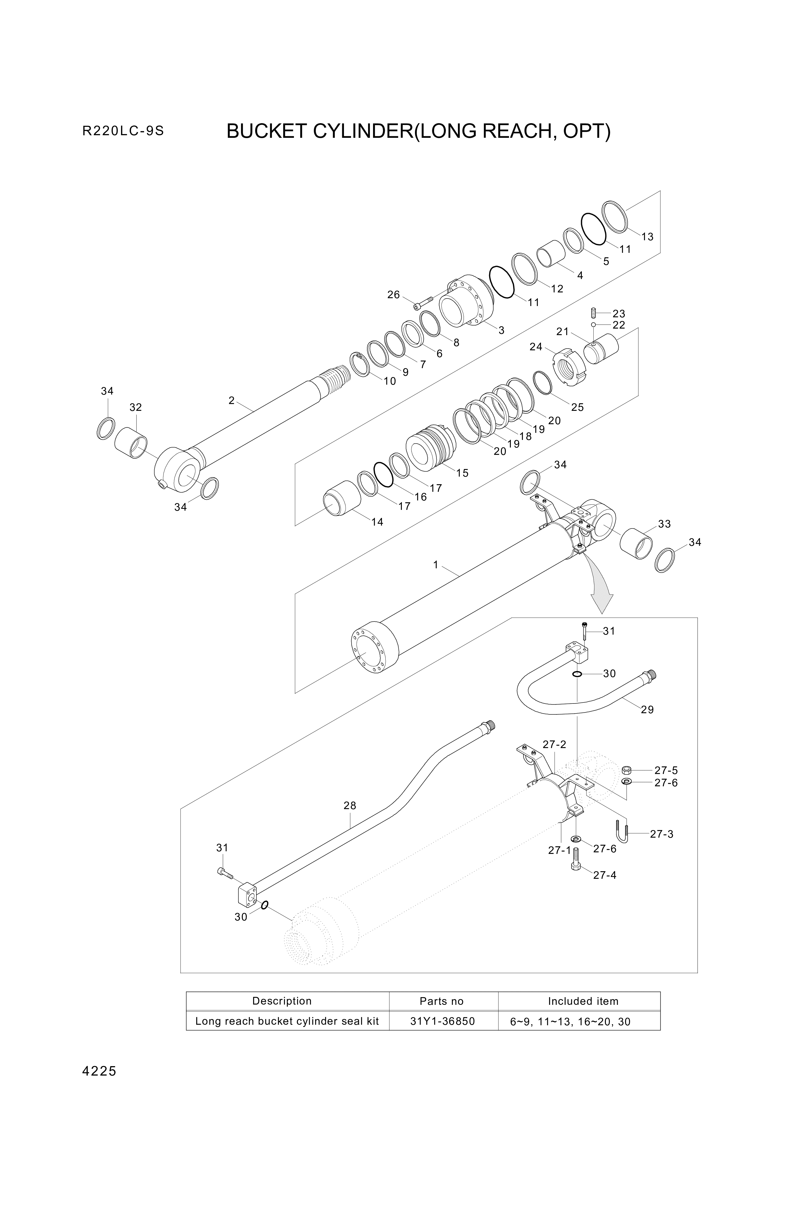 drawing for Hyundai Construction Equipment S107-080402 - BOLT-SOCKET (figure 5)