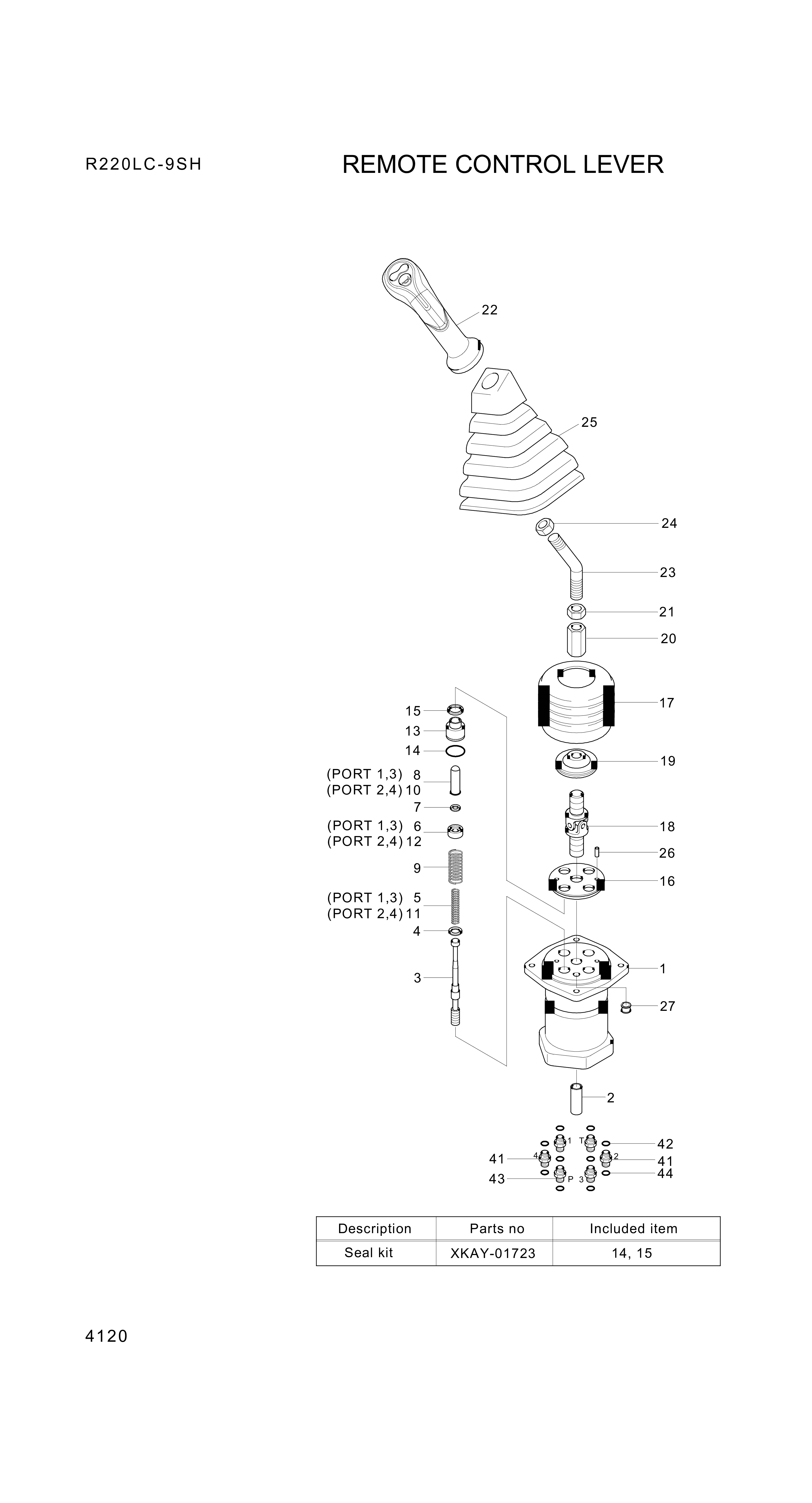 drawing for Hyundai Construction Equipment XKAY-00811 - NUT (figure 3)