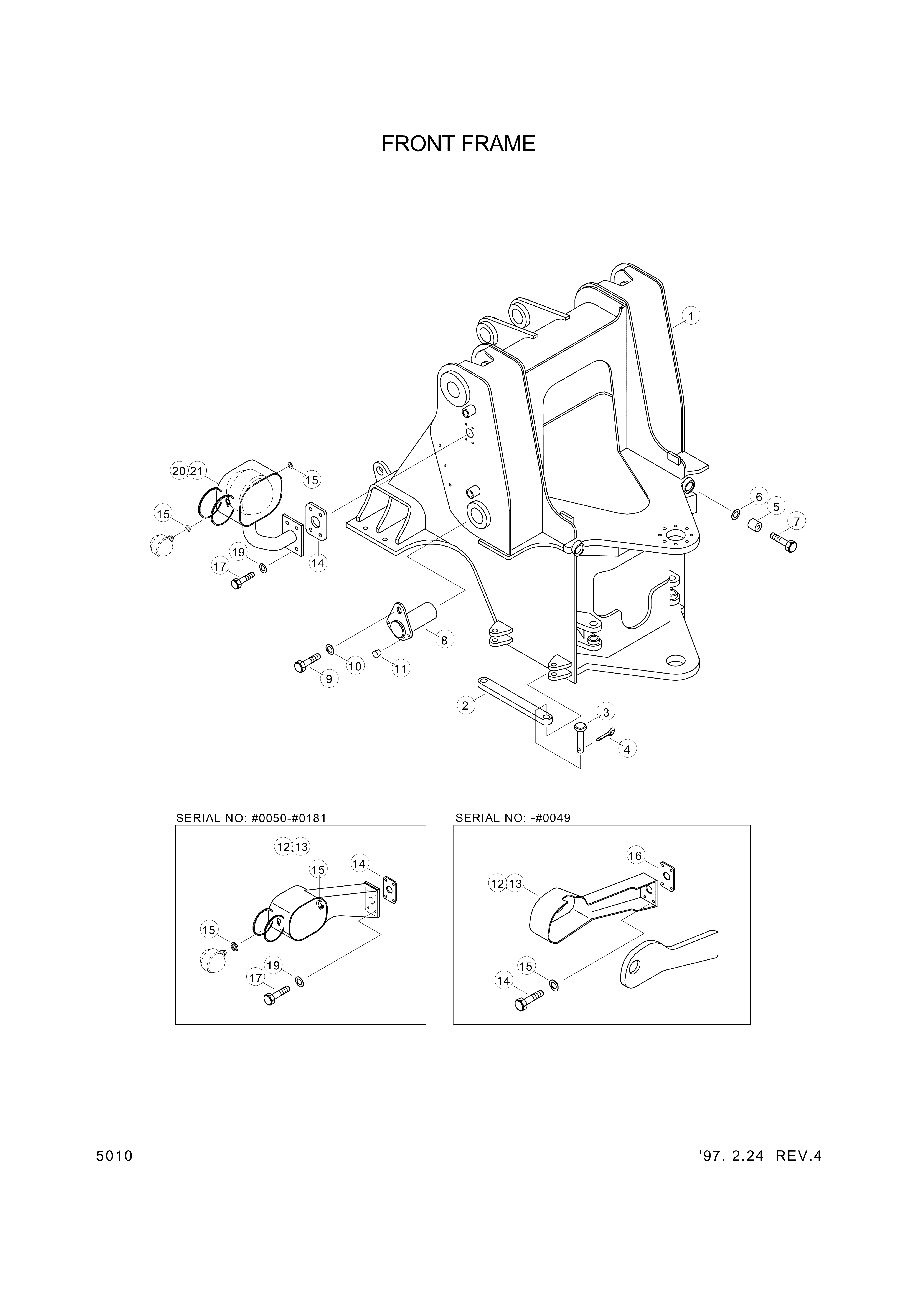 drawing for Hyundai Construction Equipment 74L1-20650 - BODY-BOX RH