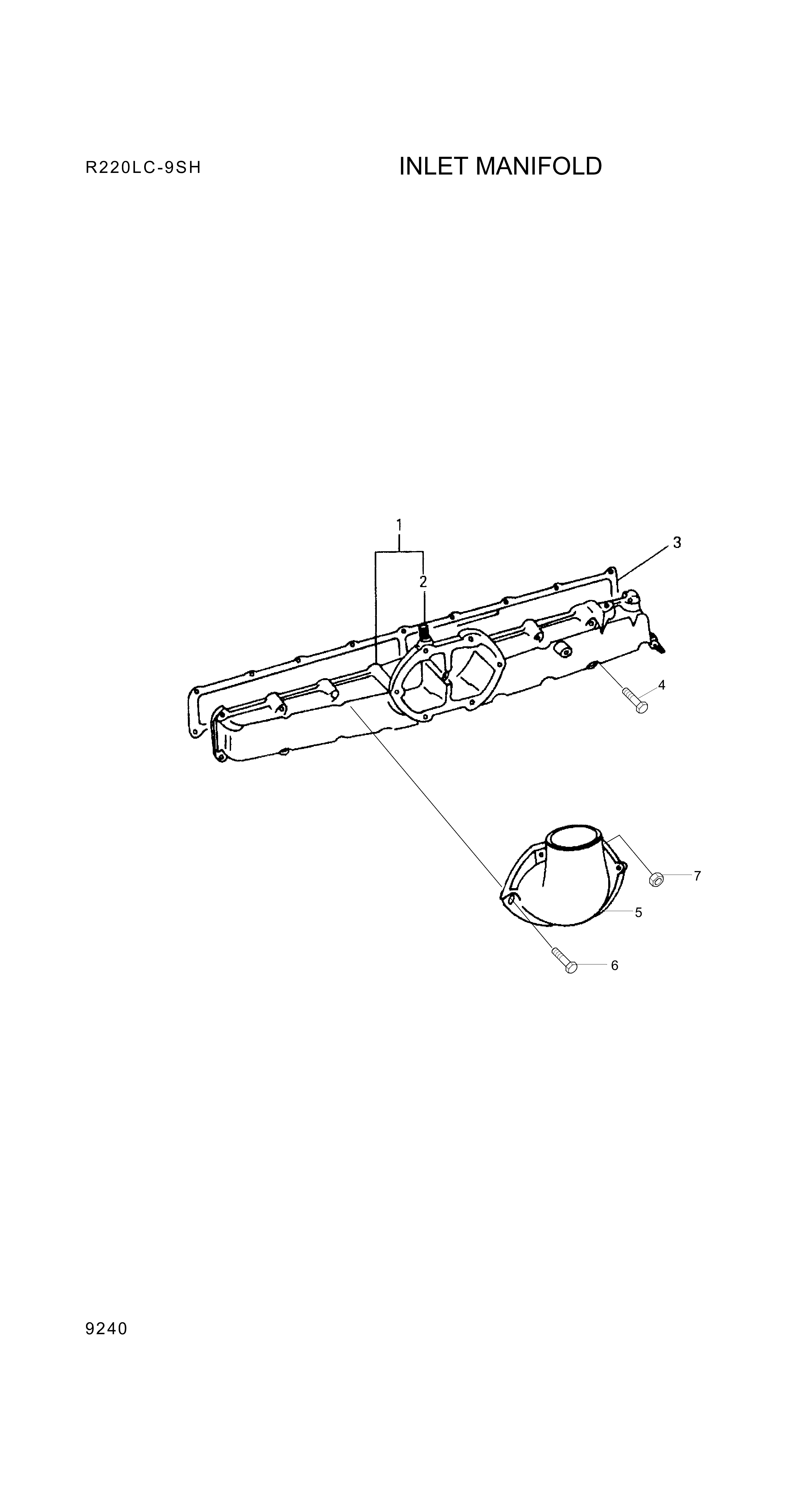 drawing for Hyundai Construction Equipment 11233-08201 - BOLT-SEMS (figure 1)