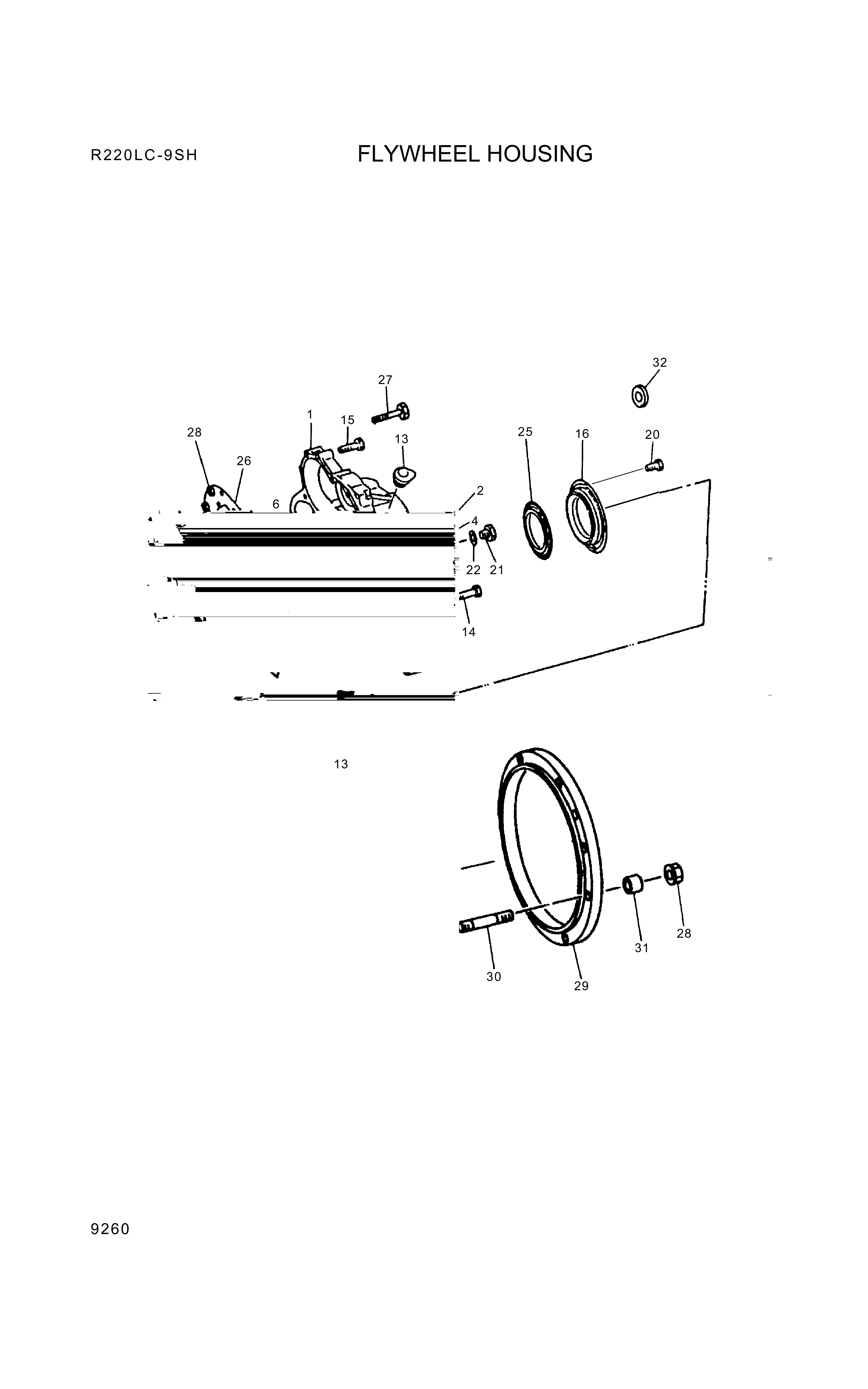 drawing for Hyundai Construction Equipment 11233-08201 - BOLT-SEMS (figure 2)