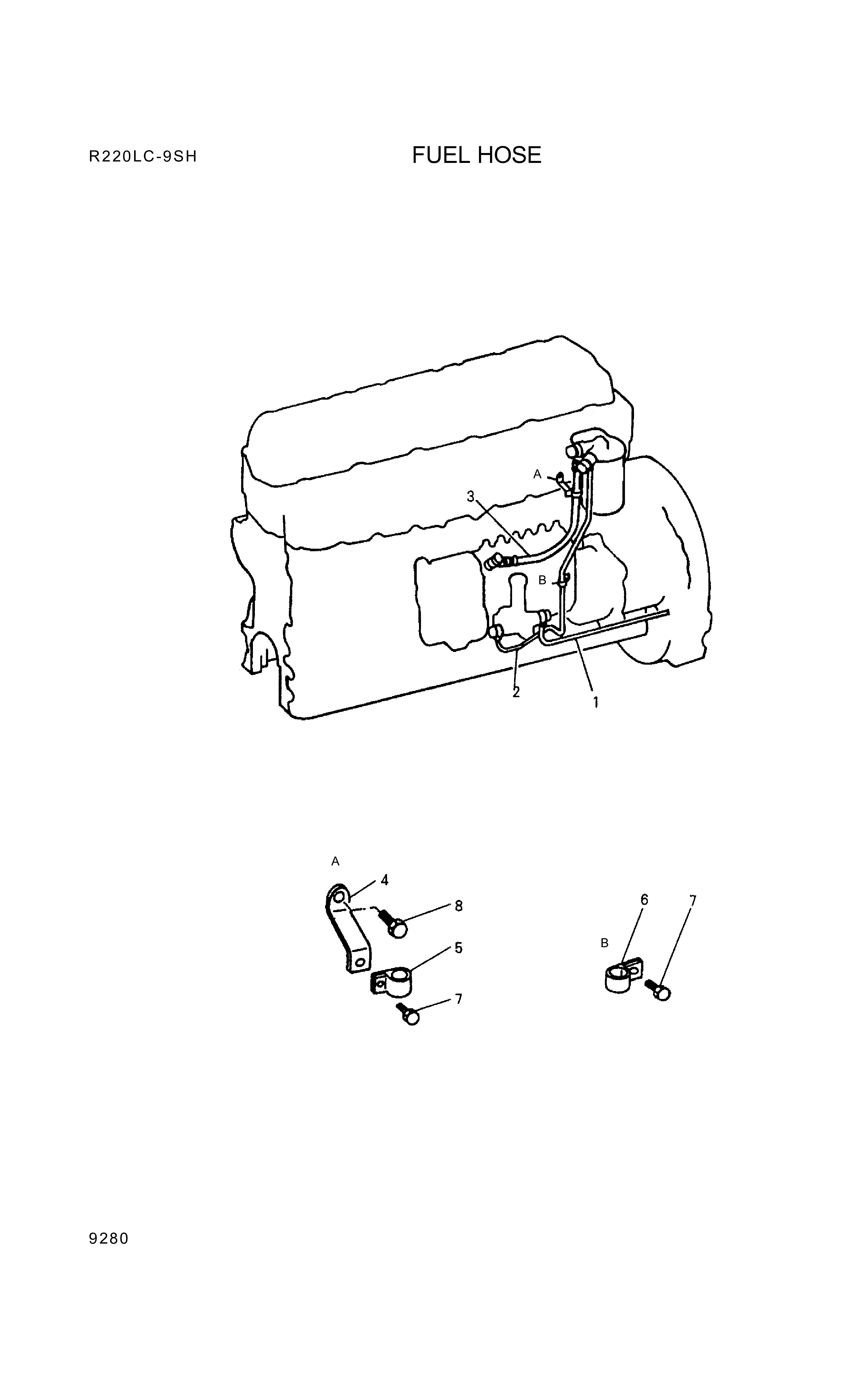 drawing for Hyundai Construction Equipment 11233-08201 - BOLT-SEMS (figure 5)
