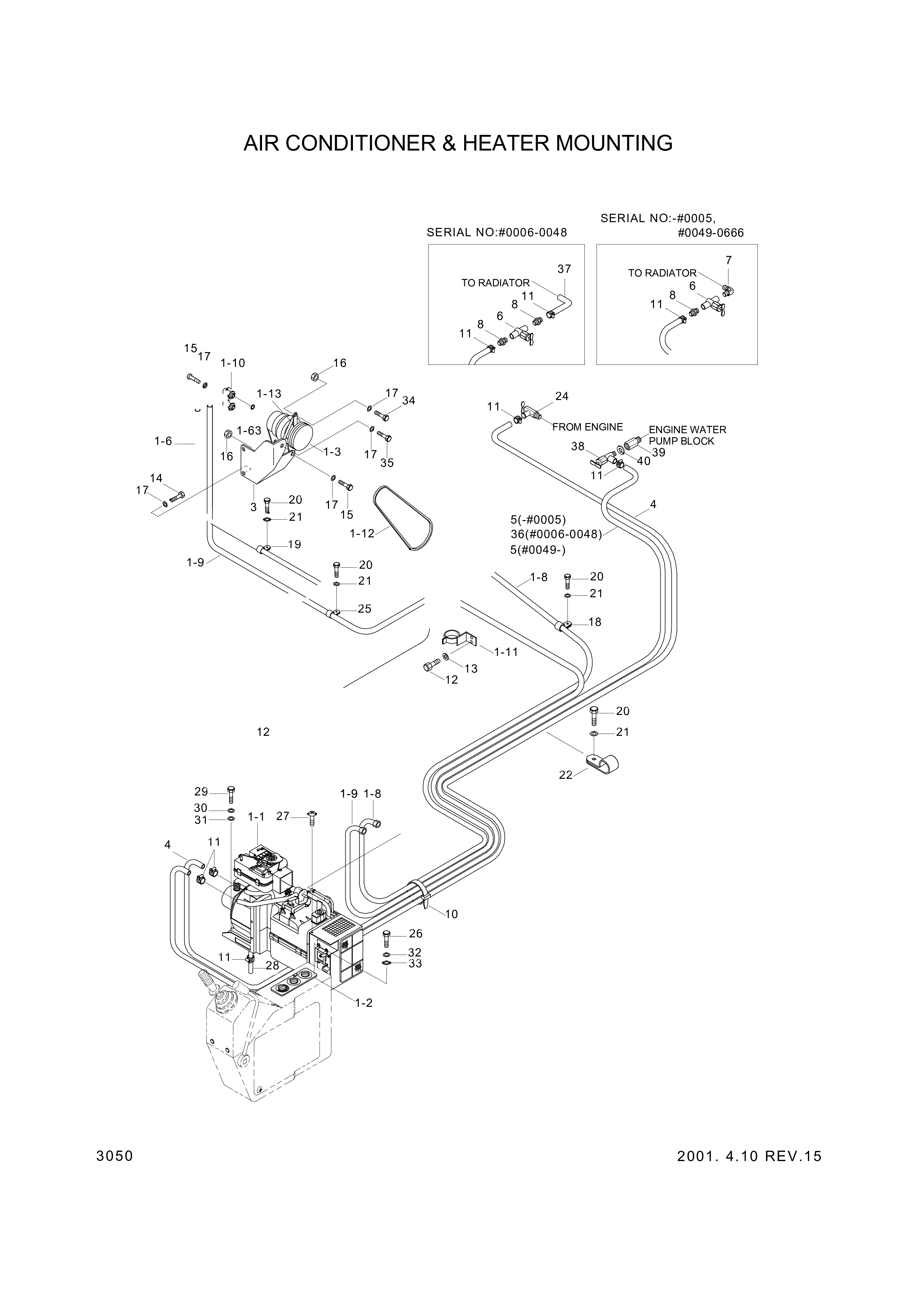 drawing for Hyundai Construction Equipment A200060701-Z0 - CONDENSOR ASSY,A/CON (figure 1)