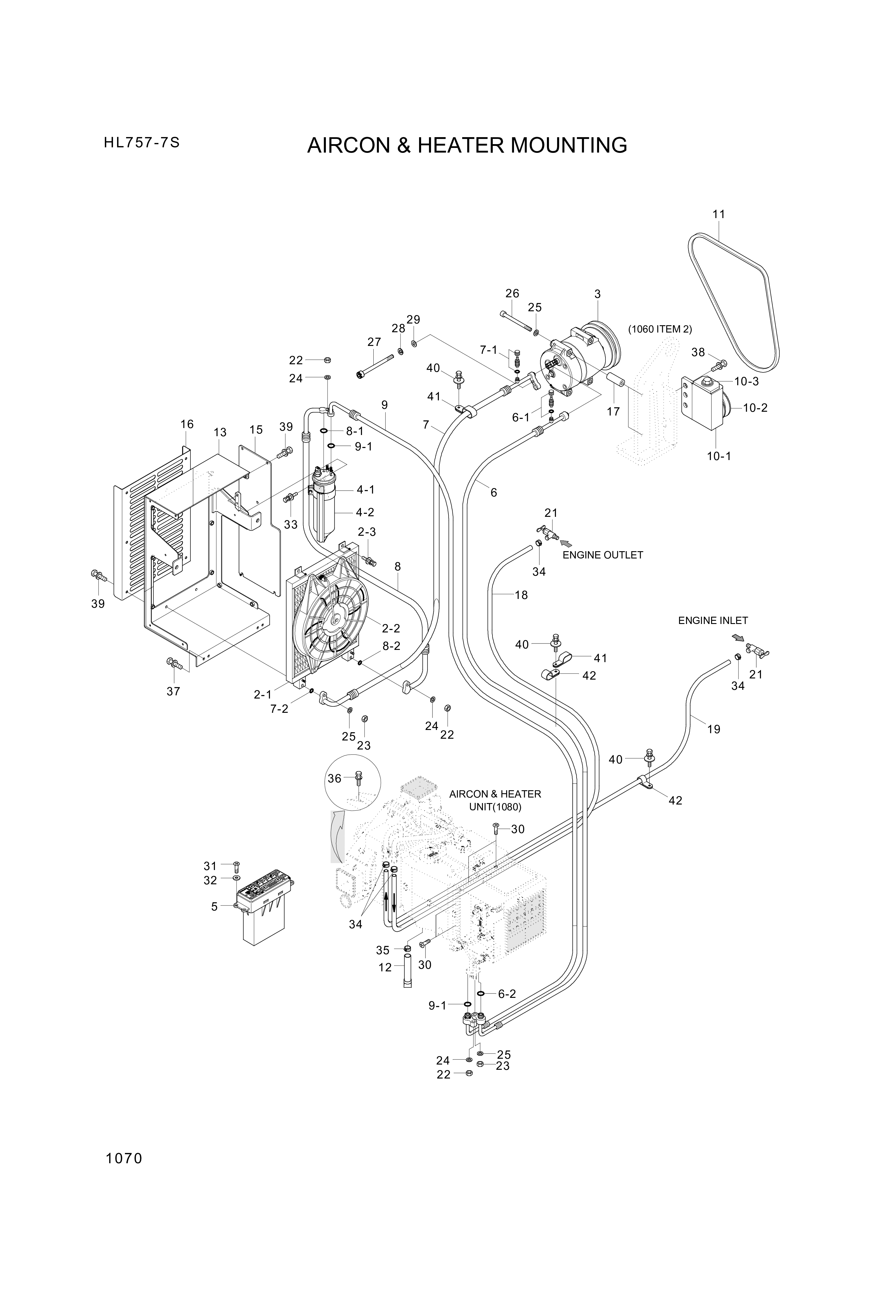 drawing for Hyundai Construction Equipment 11LB-90110 - CONTROL ASSY (figure 4)